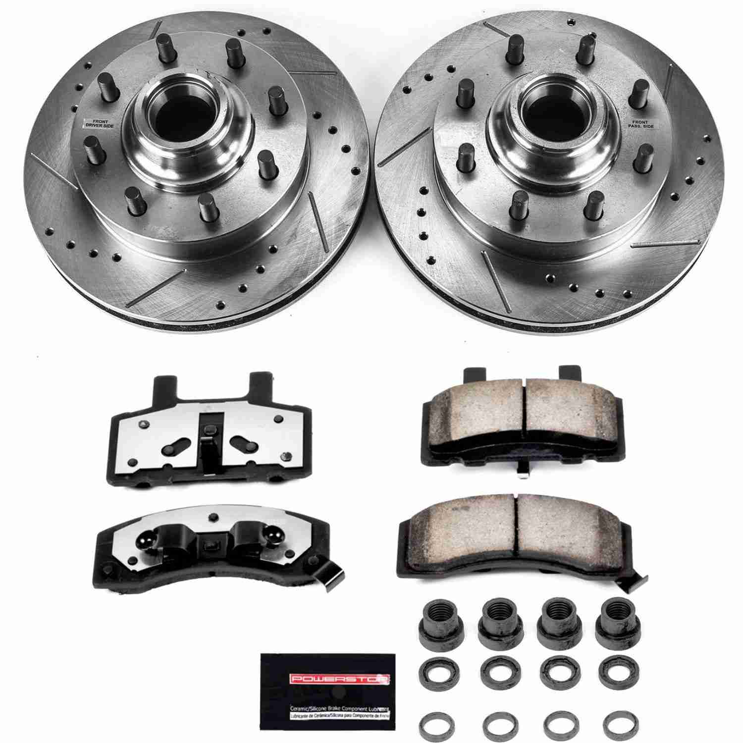Power Stop 96-02 GMC Savana 3500 Front Z36 Truck & Tow Brake Kit