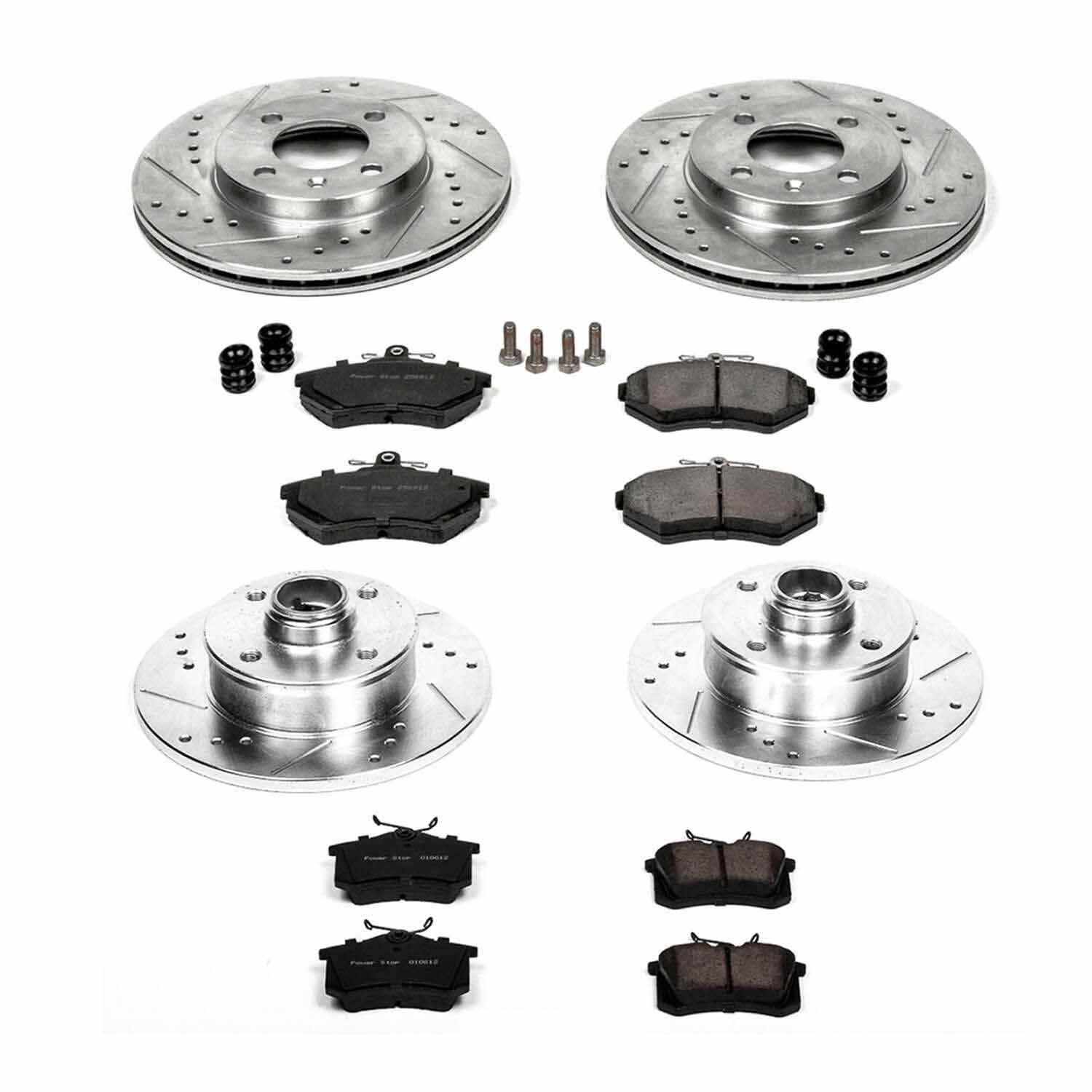 Power Stop 95-97 Volkswagen Passat Front & Rear Z23 Evolution Sport Brake Kit