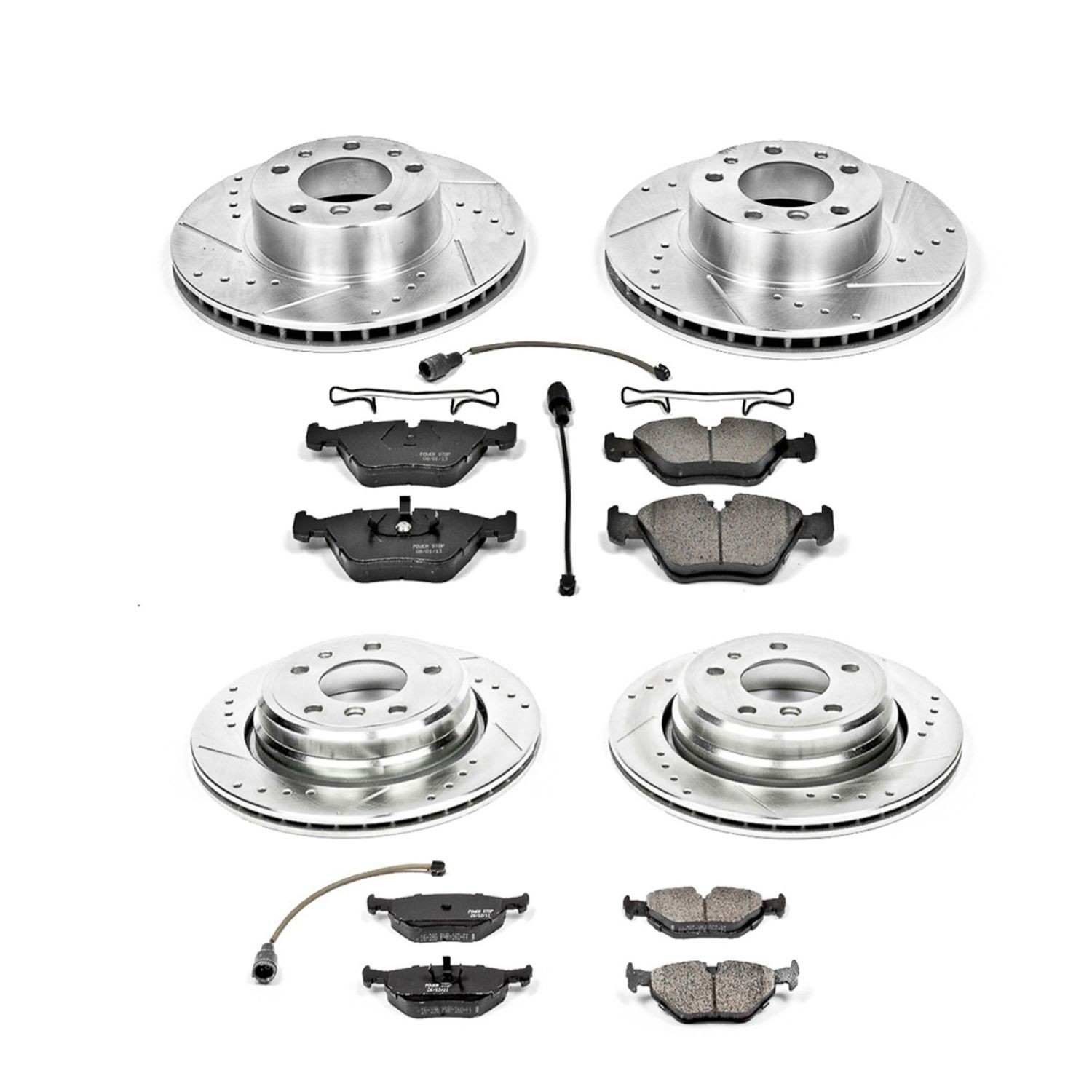 Power Stop 94-95 BMW 540i Front & Rear Z23 Evolution Sport Brake Kit