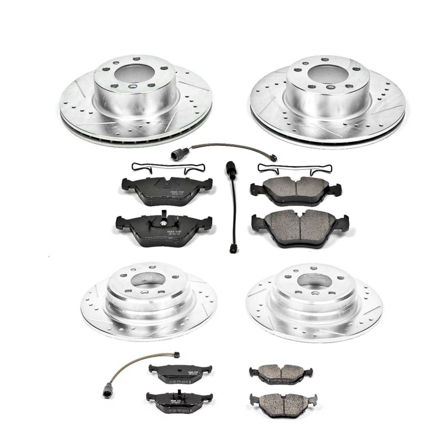 Power Stop 90-95 BMW 525i Front & Rear Z23 Evolution Sport Brake Kit