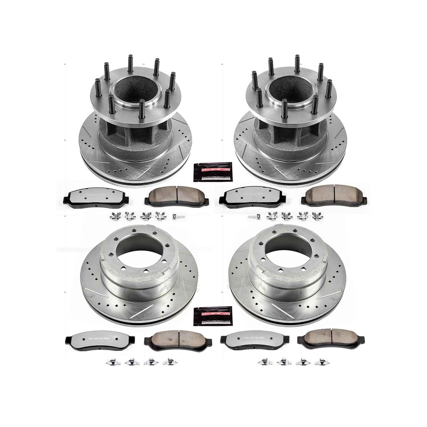Power Stop 07-10 Ford F-350 Super Duty Front & Rear Z36 Truck & Tow Brake Kit