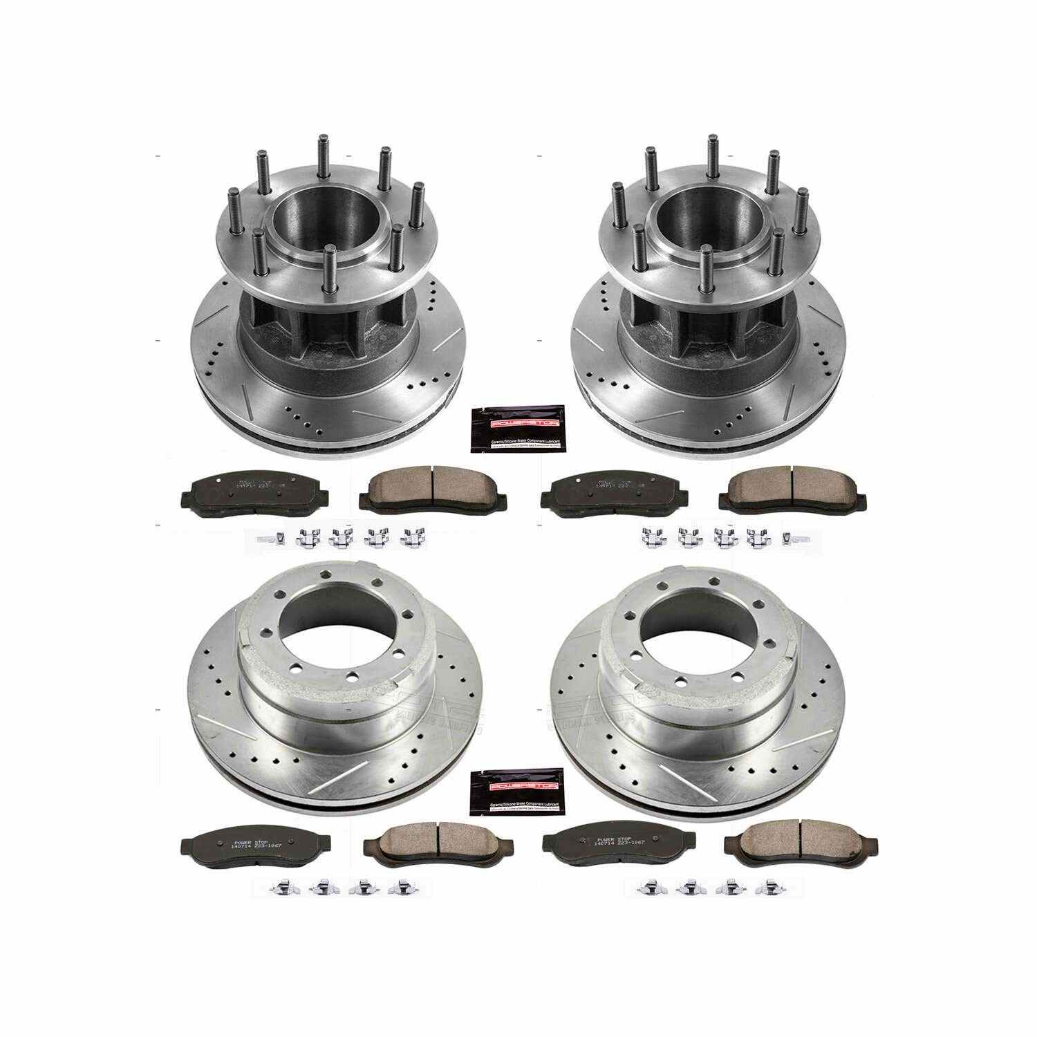 Power Stop 05-07 Ford F-350 Super Duty Front & Rear Z23 Evolution Brake Kit