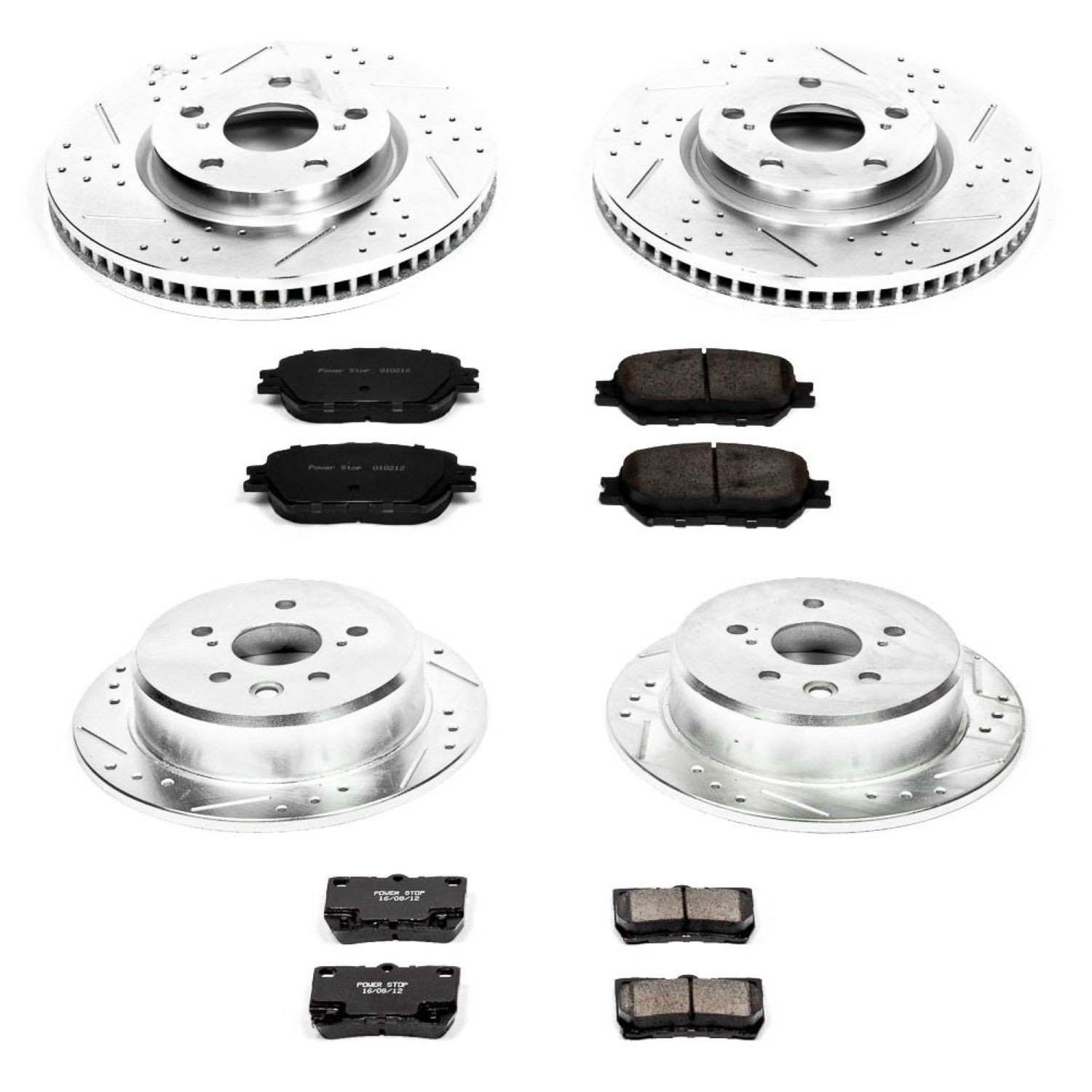 Power Stop 09-13 Lexus IS250 Front & Rear Z23 Evolution Sport Brake Kit