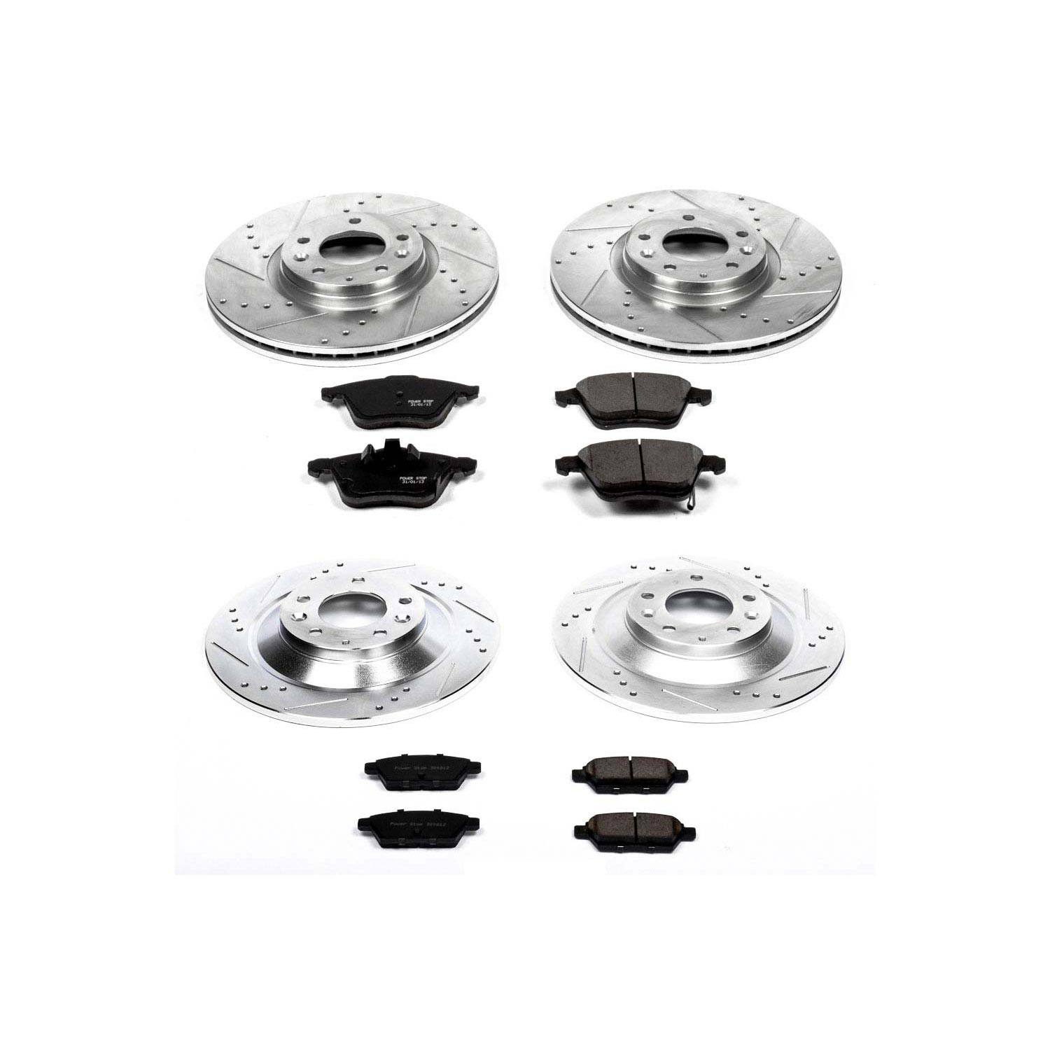 Power Stop 06-07 Mazda 6 Front & Rear Z23 Evolution Sport Brake Kit