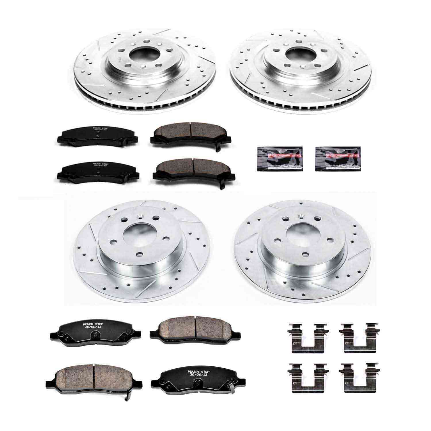 Power Stop 06-11 Buick Lucerne Front & Rear Z23 Evolution Sport Brake Kit