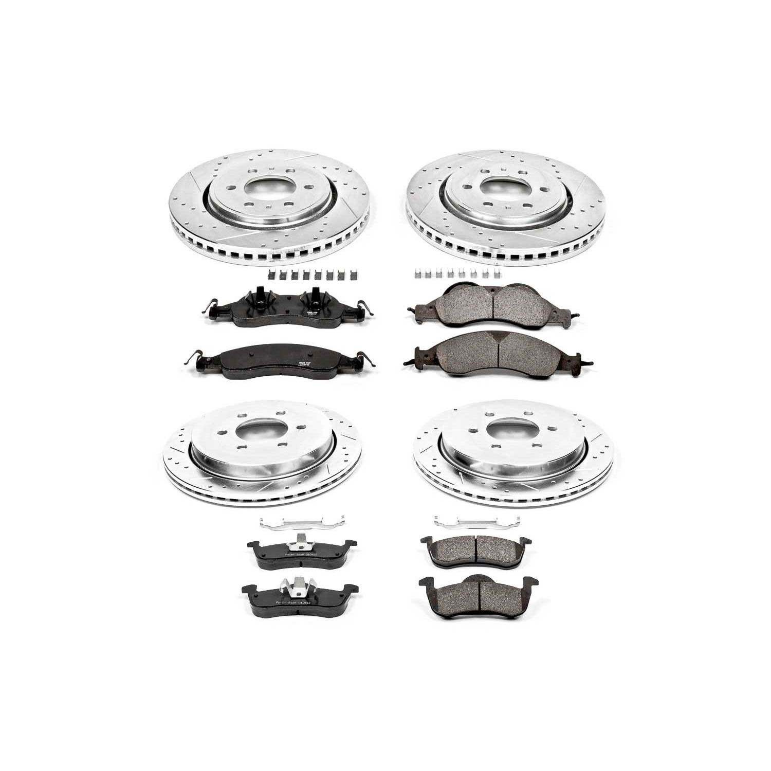 Power Stop 07-09 Ford Expedition Front & Rear Z23 Evolution Sport Brake Kit