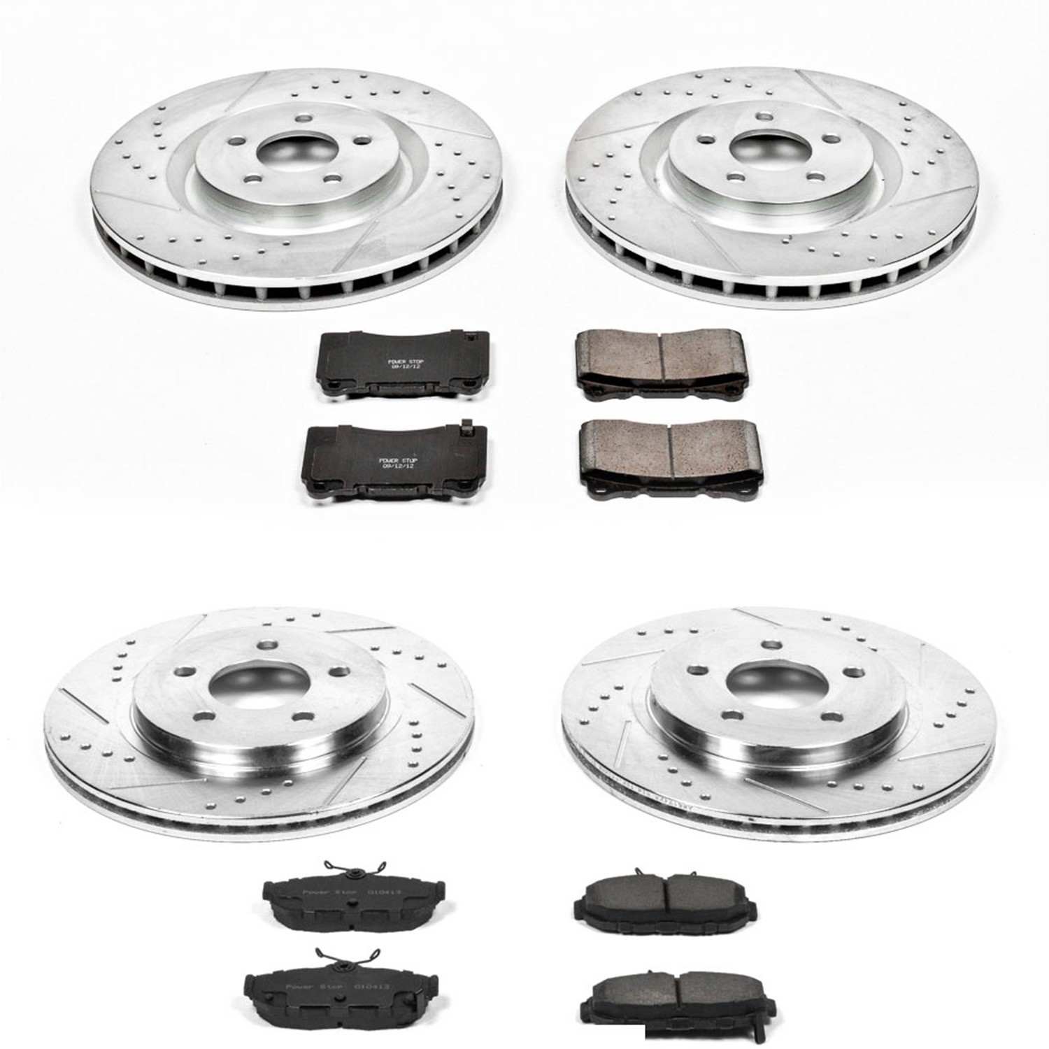 Power Stop 11-14 Ford Mustang Front & Rear Z23 Evolution Sport Brake Kit