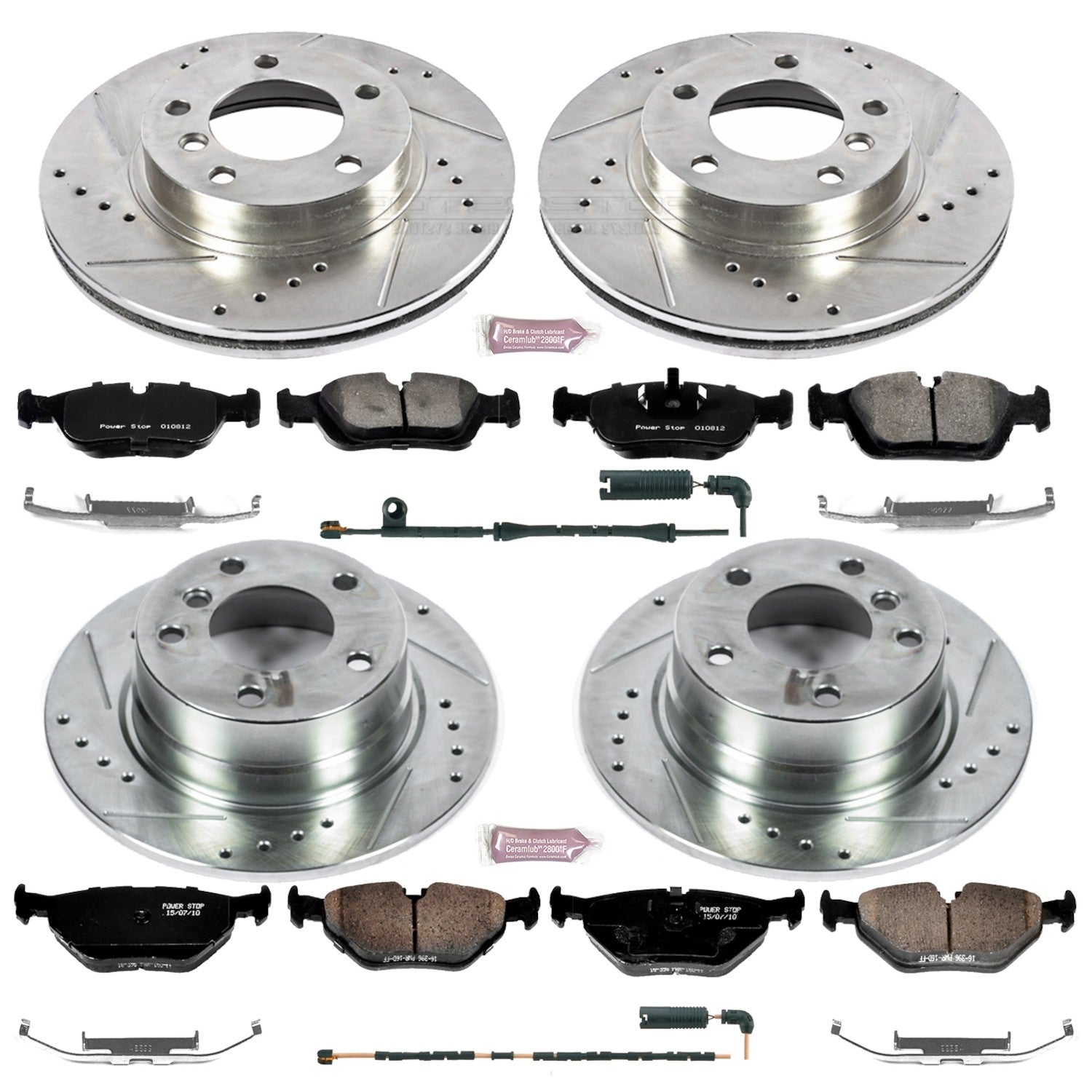 Power Stop 03-05 BMW Z4 Front & Rear Z23 Evolution Sport Brake Kit