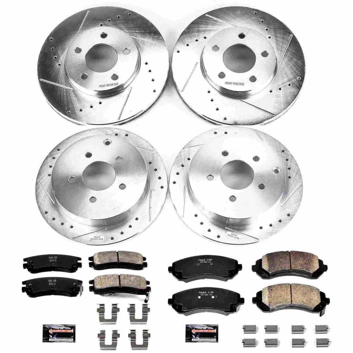 Power Stop 02-06 Buick Rendezvous Front & Rear Z23 Evolution Sport Brake Kit