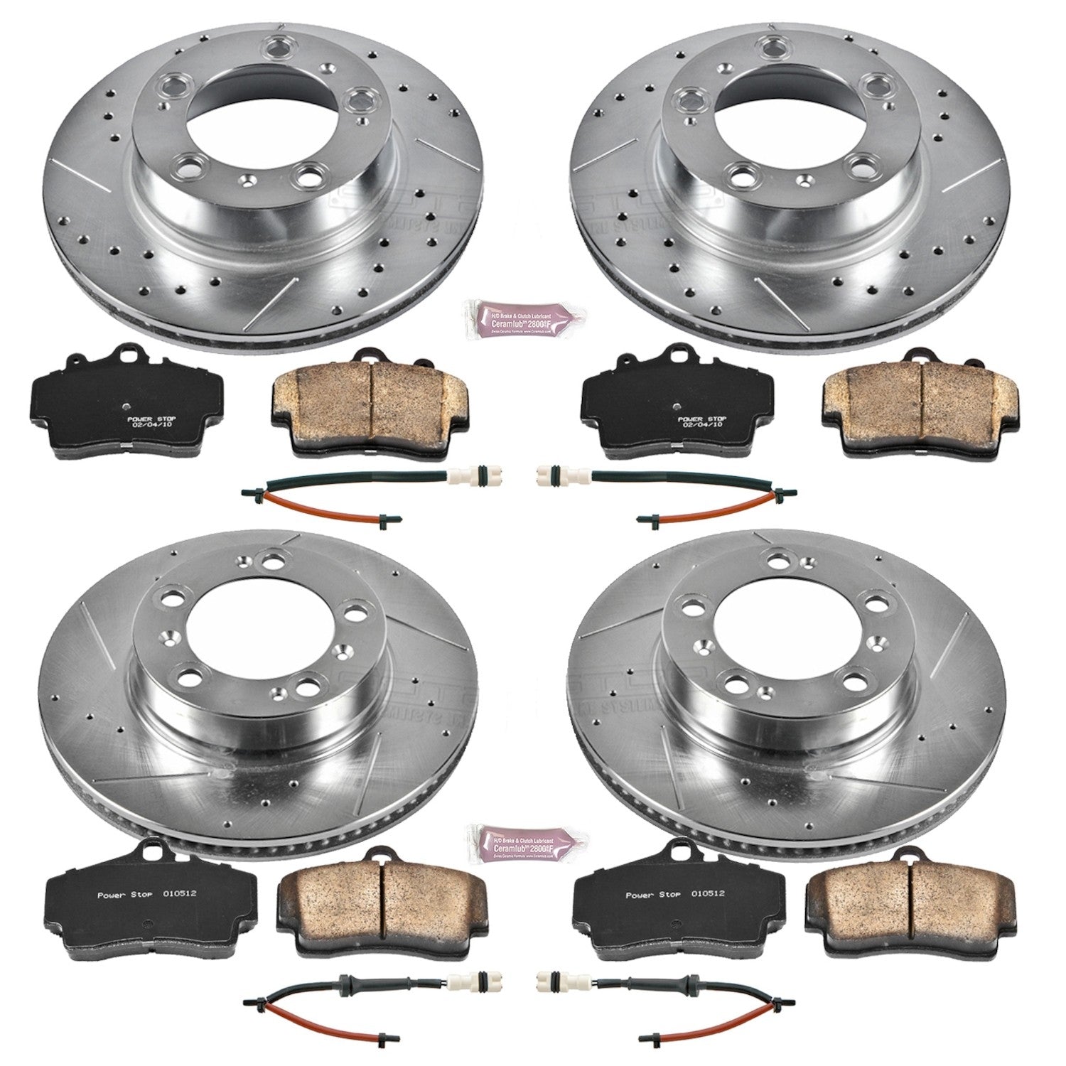 Power Stop 97-04 Porsche Boxster Front & Rear Z23 Evolution Sport Brake Kit