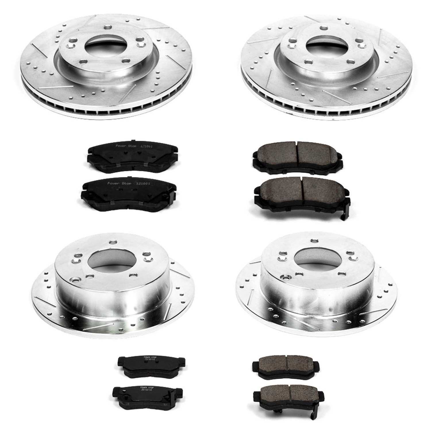 Power Stop 06-08 Hyundai Sonata Front & Rear Z23 Evolution Sport Brake Kit