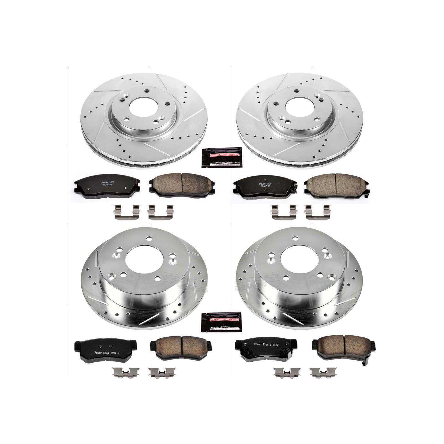 Power Stop 03-05 Hyundai XG350 Front & Rear Z23 Evolution Sport Brake Kit