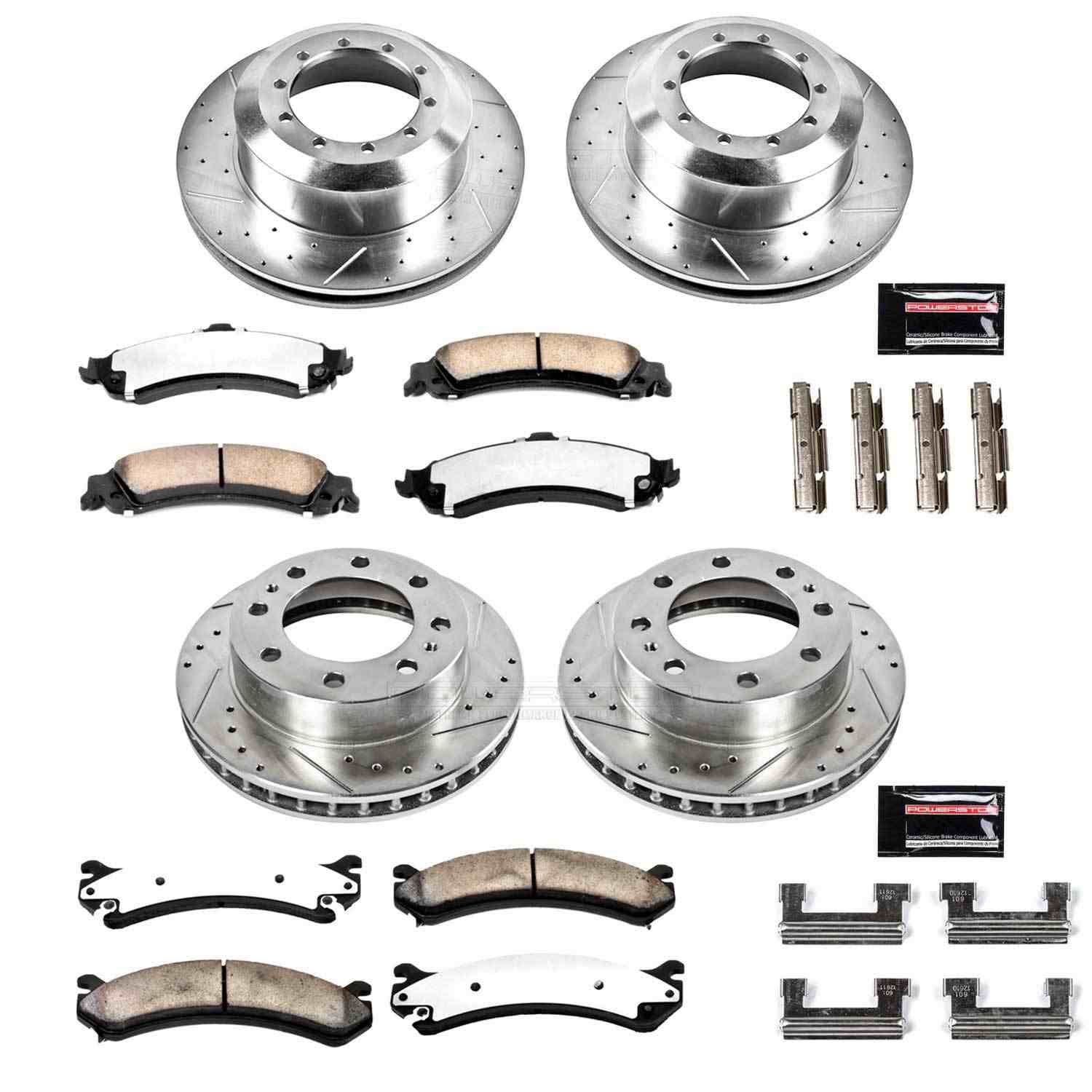 Power Stop 2005 Chevrolet Silverado 1500 HD Front & Rear Z36 Truck & Tow Brake Kit