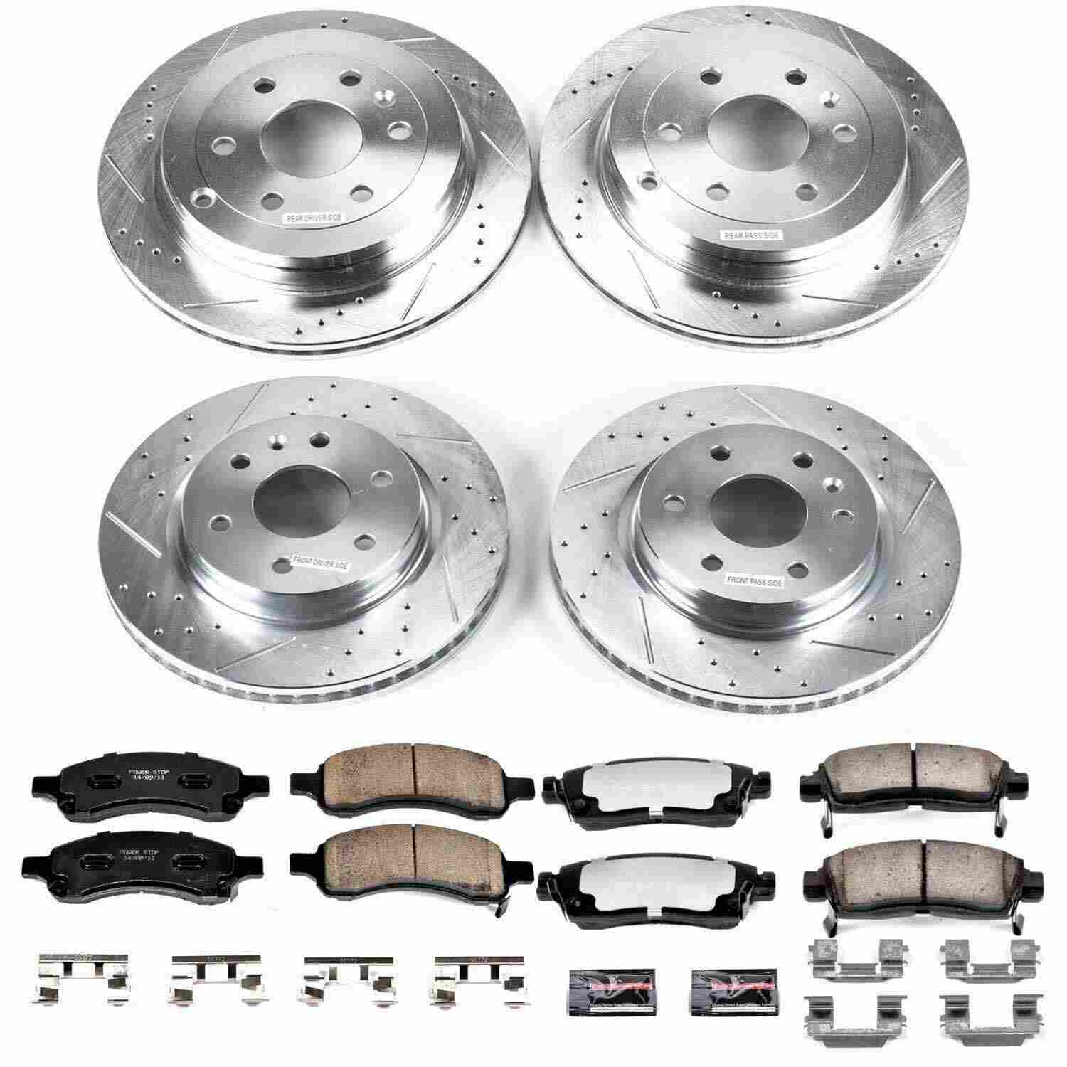 Power Stop 08-17 Buick Enclave Front & Rear Z36 Truck & Tow Brake Kit
