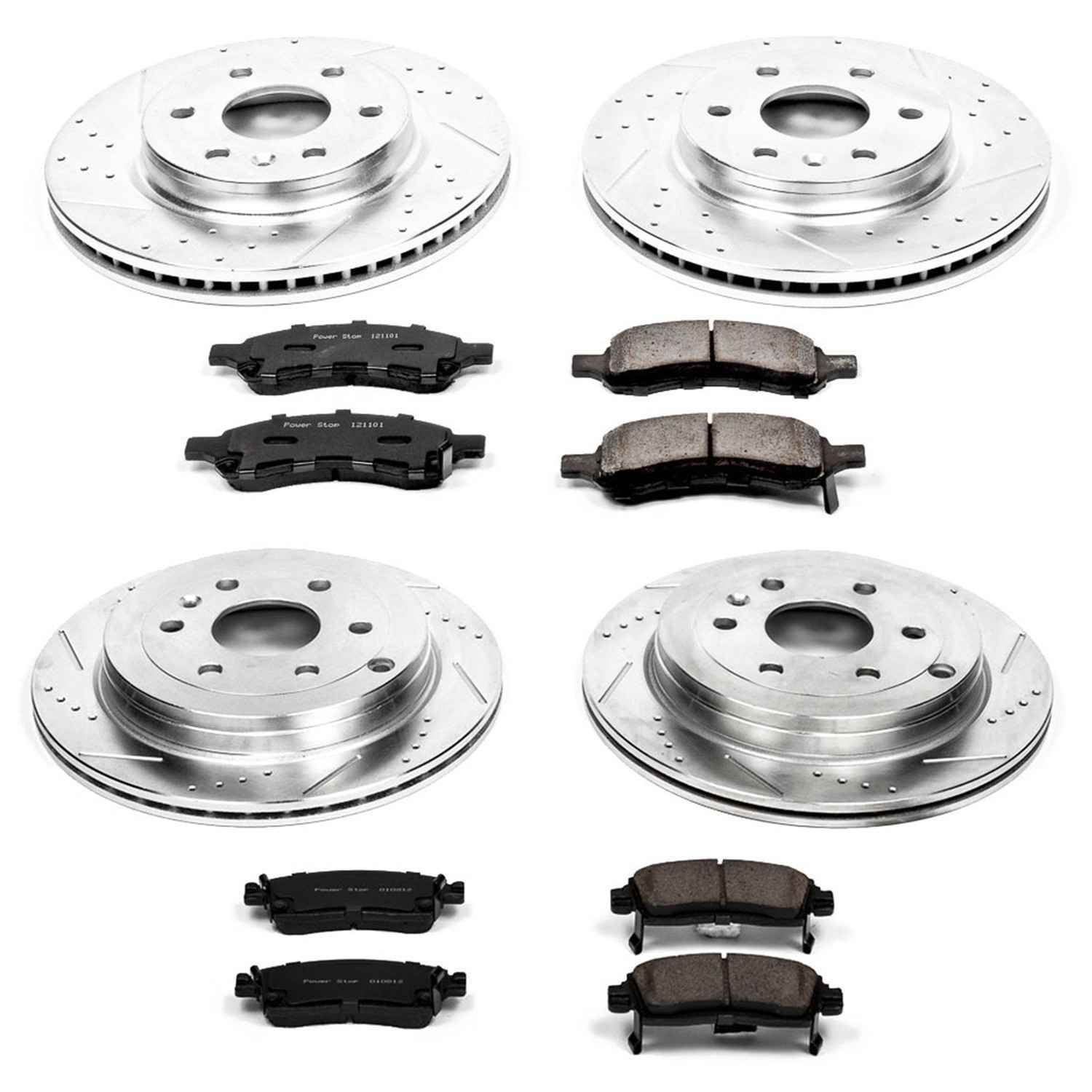 Power Stop 08-17 Buick Enclave Front & Rear Z23 Evolution Sport Brake Kit