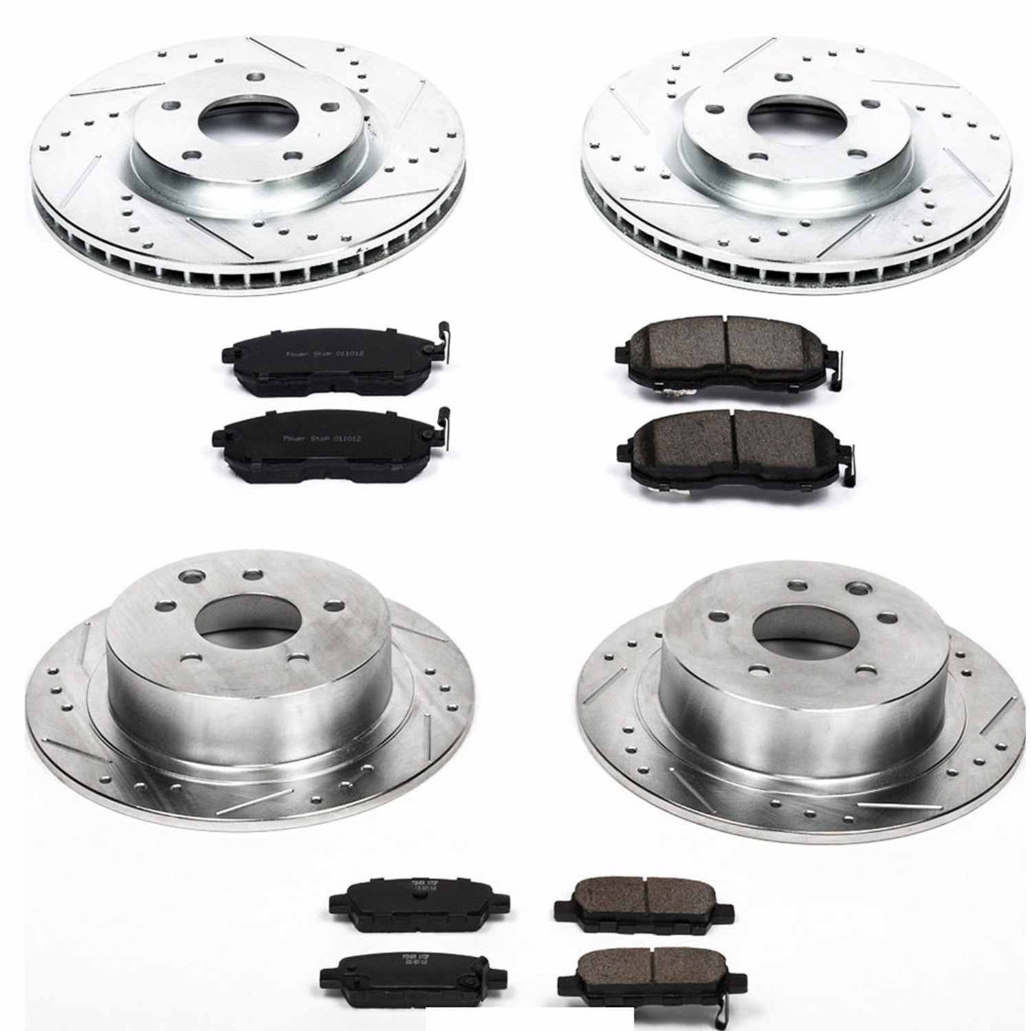 Power Stop 07-12 Nissan Sentra Front & Rear Z23 Evolution Sport Brake Kit