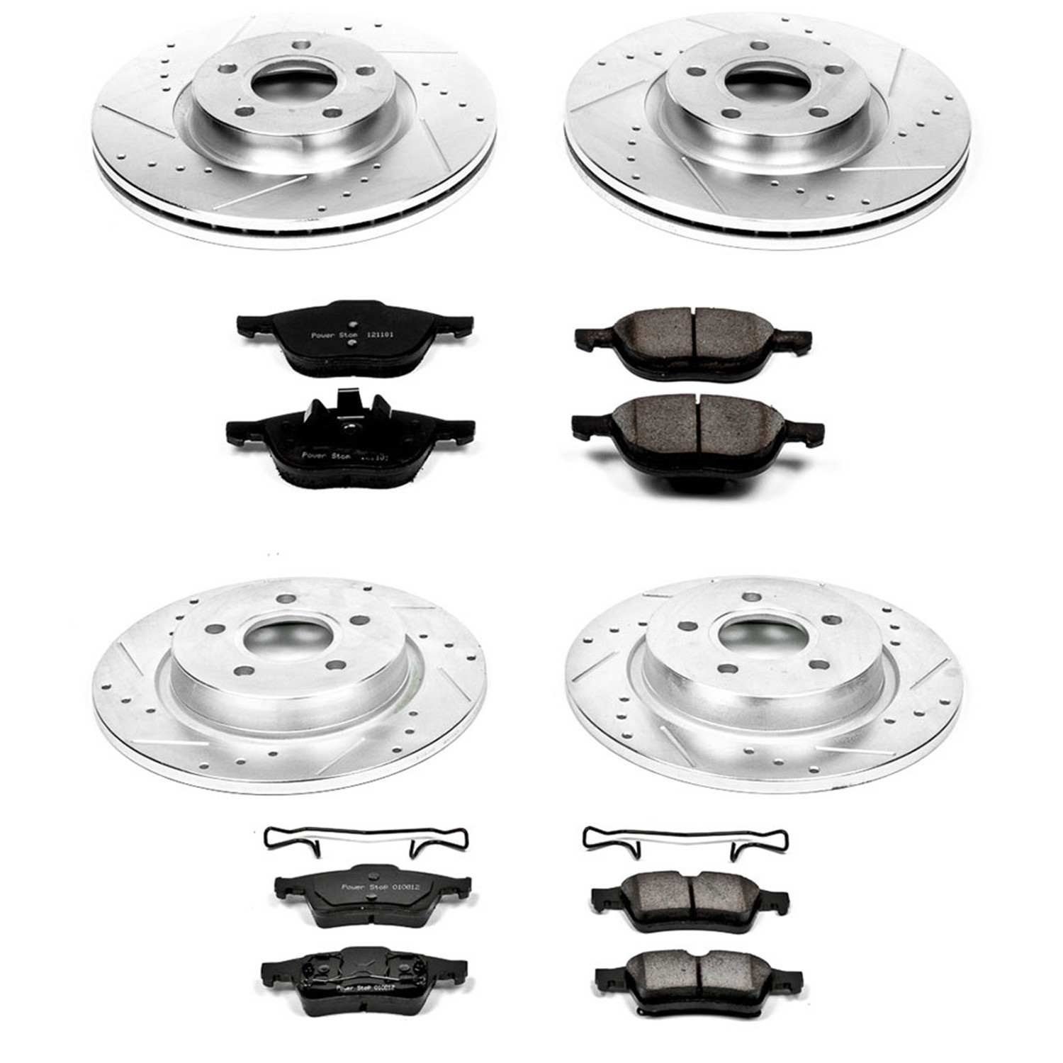 Power Stop 04-05 Volvo S40 Front & Rear Z23 Evolution Sport Brake Kit