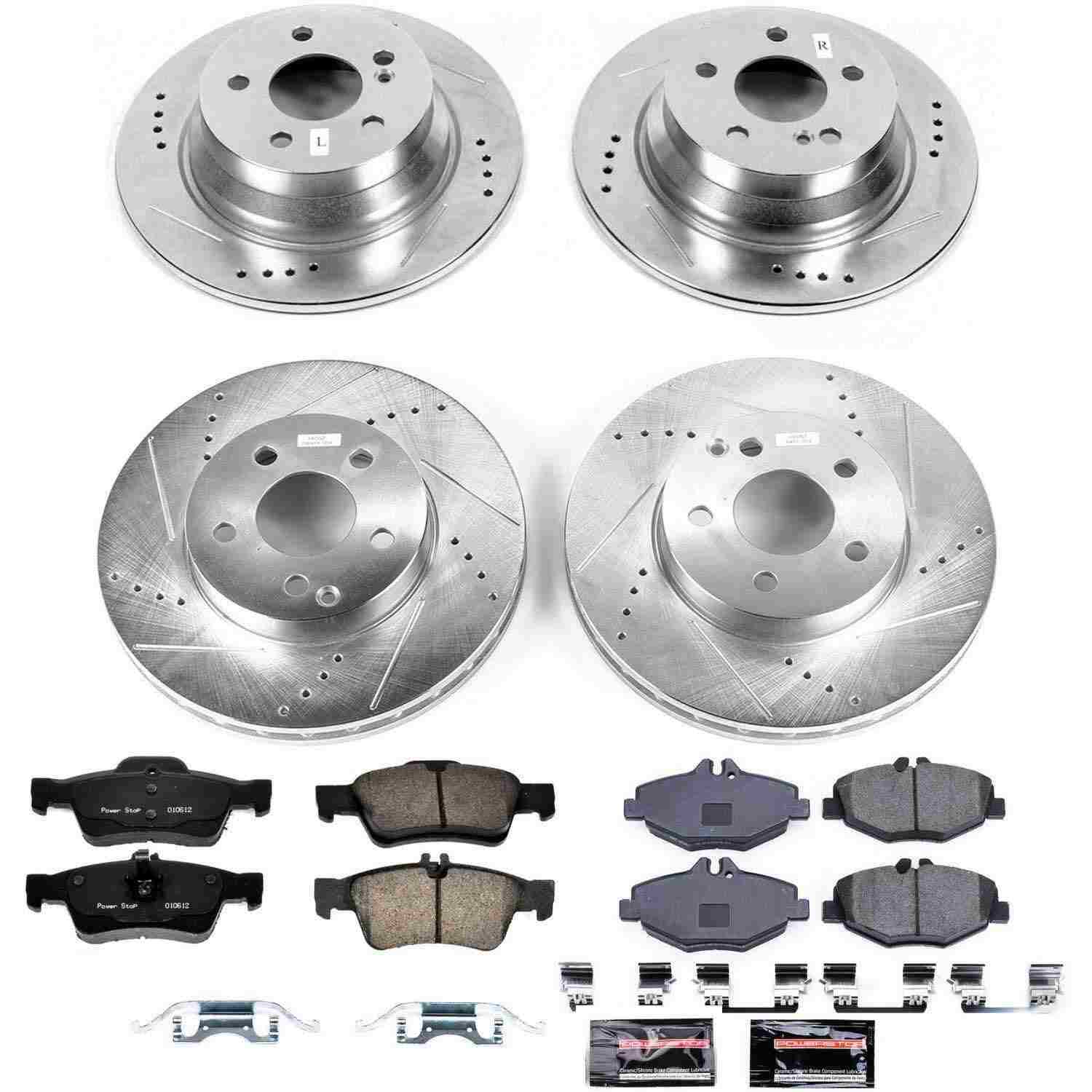 Power Stop 2006 Mercedes-Benz E320 Front & Rear Z23 Evolution Sport Brake Kit