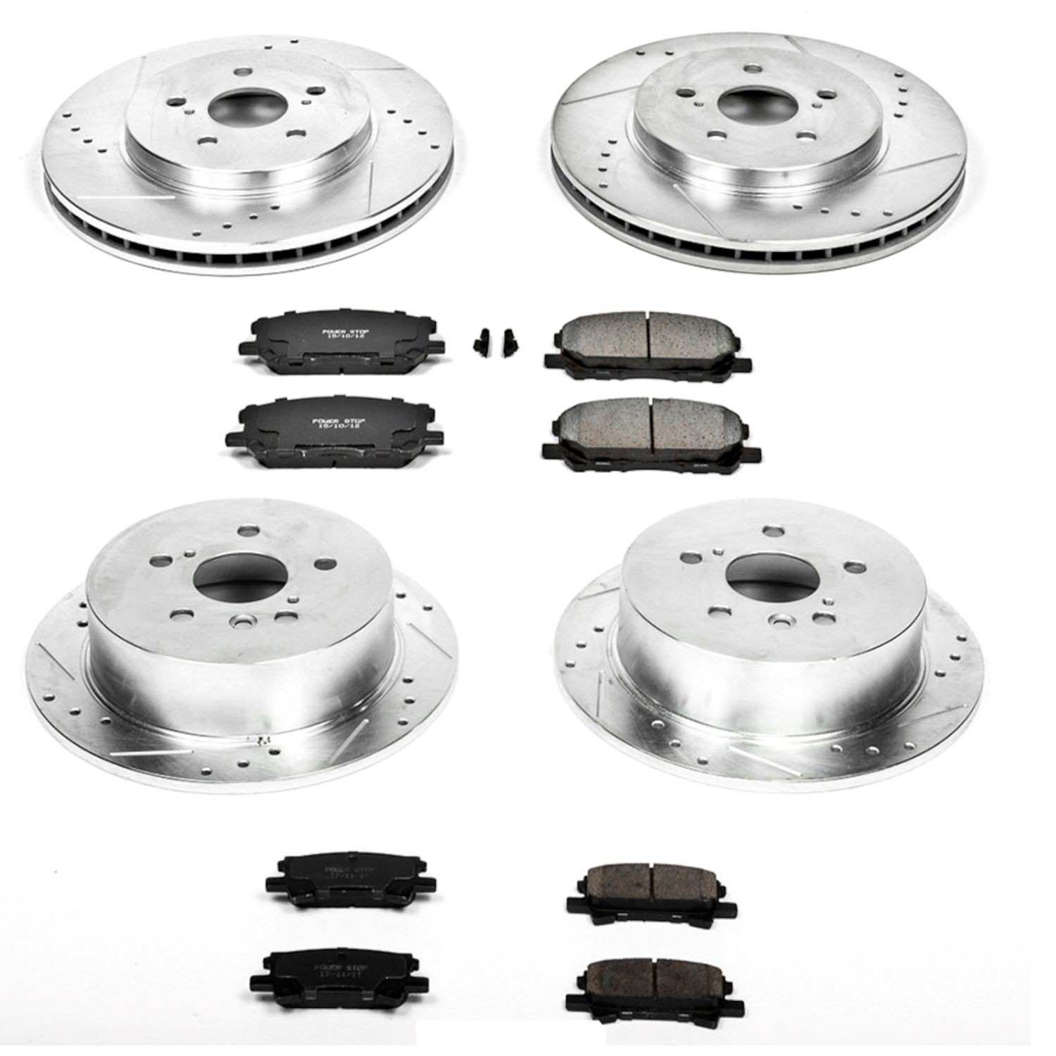 Power Stop 04-06 Lexus RX330 Front & Rear Z23 Evolution Sport Brake Kit