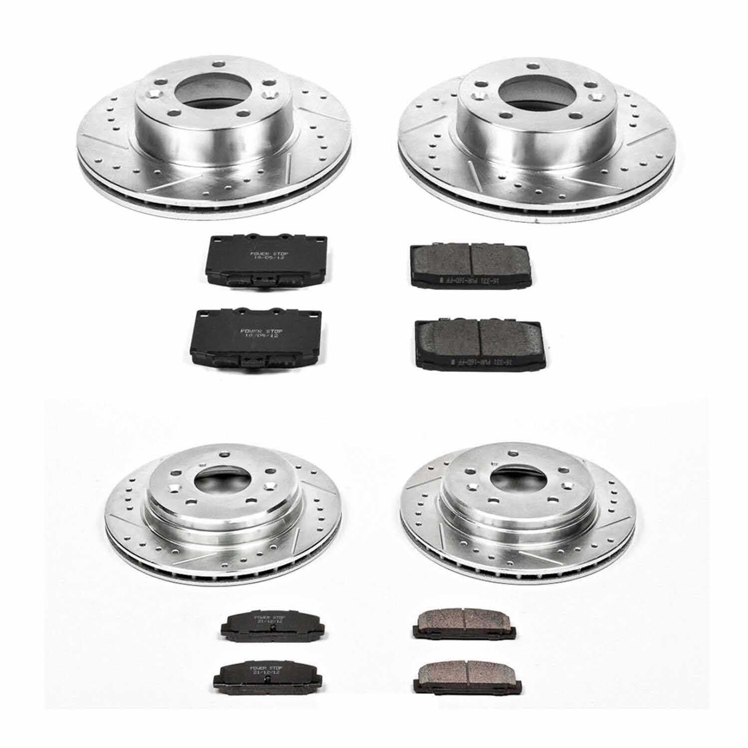 Power Stop 86-91 Mazda RX-7 Front & Rear Z23 Evolution Sport Brake Kit