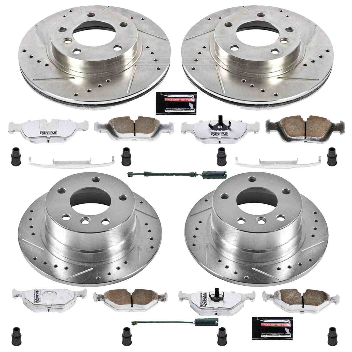 Power Stop 97-02 BMW Z3 Front & Rear Z26 Street Warrior Brake Kit