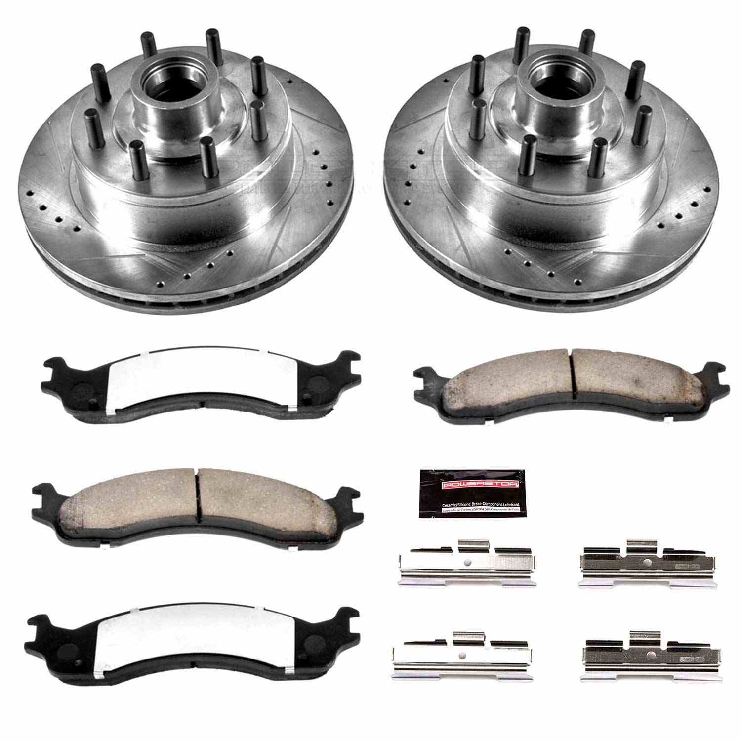 Power Stop 99-07 Ford E-350 Super Duty Front Z36 Truck & Tow Brake Kit