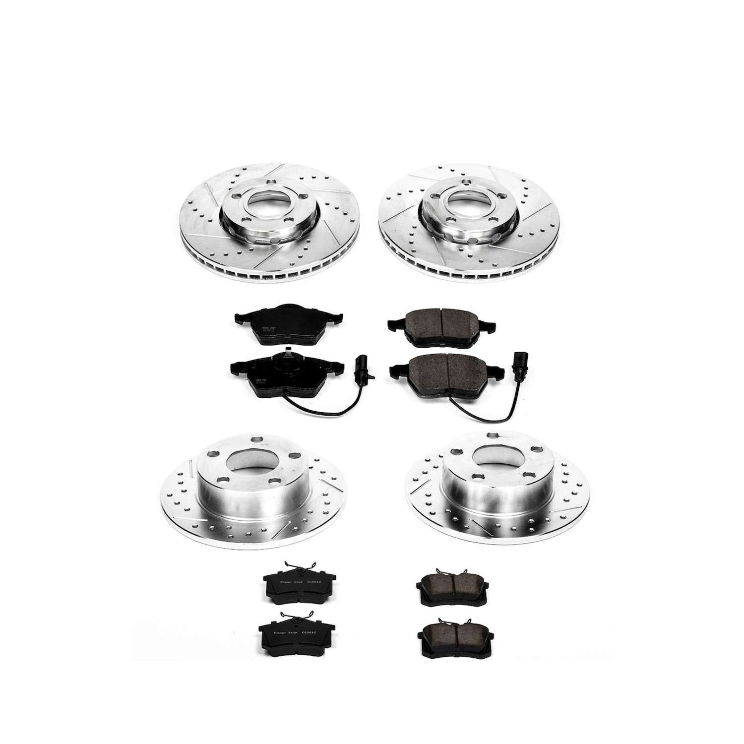 Power Stop 98-01 Audi A6 Quattro Front & Rear Z23 Evolution Sport Brake Kit