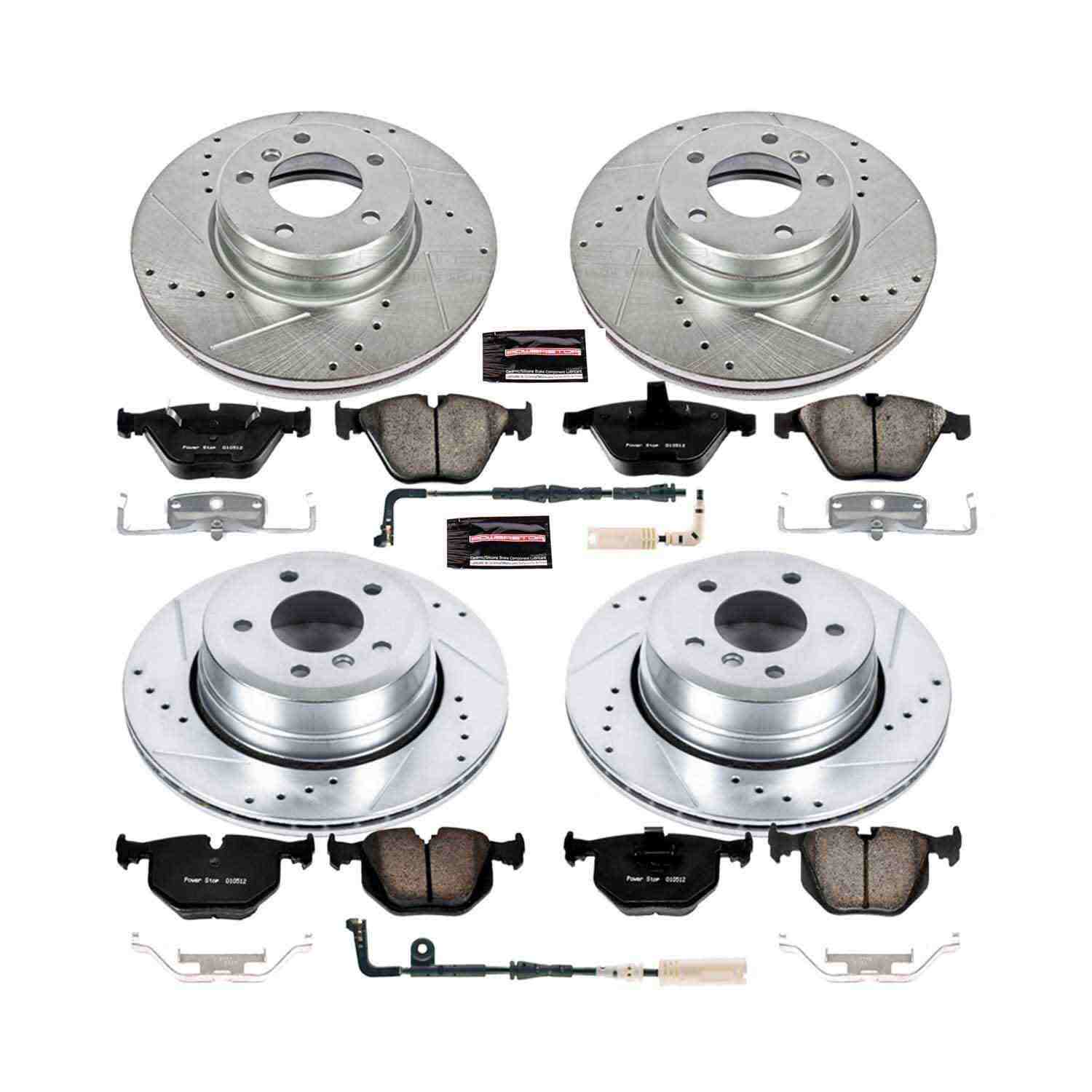 Power Stop 06-07 BMW 525xi Front & Rear Z23 Evolution Sport Brake Kit