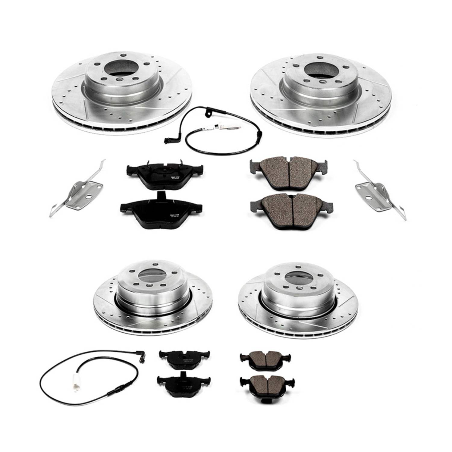 Power Stop 06-07 BMW 530xi Front & Rear Z23 Evolution Sport Brake Kit