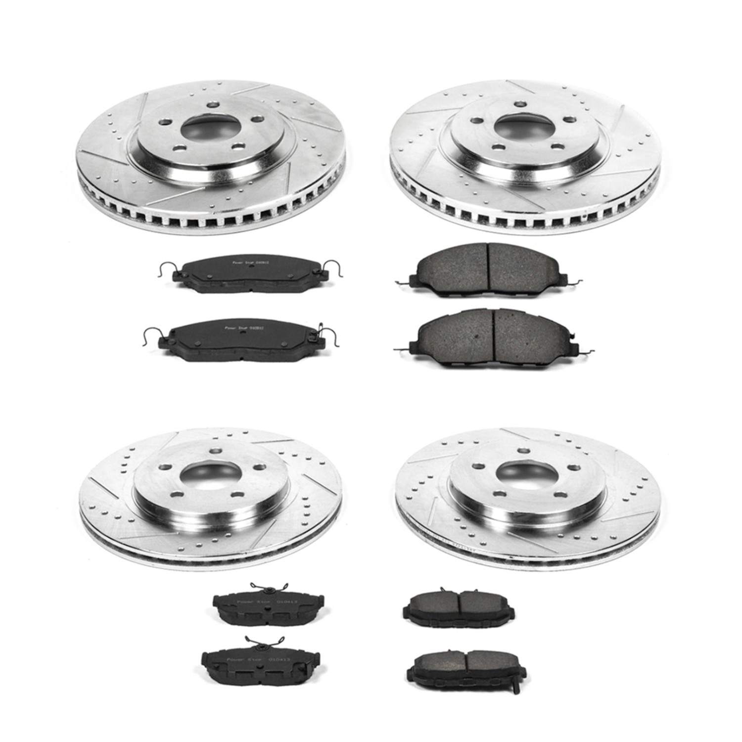 Power Stop 11-14 Ford Mustang Front & Rear Z23 Evolution Sport Brake Kit