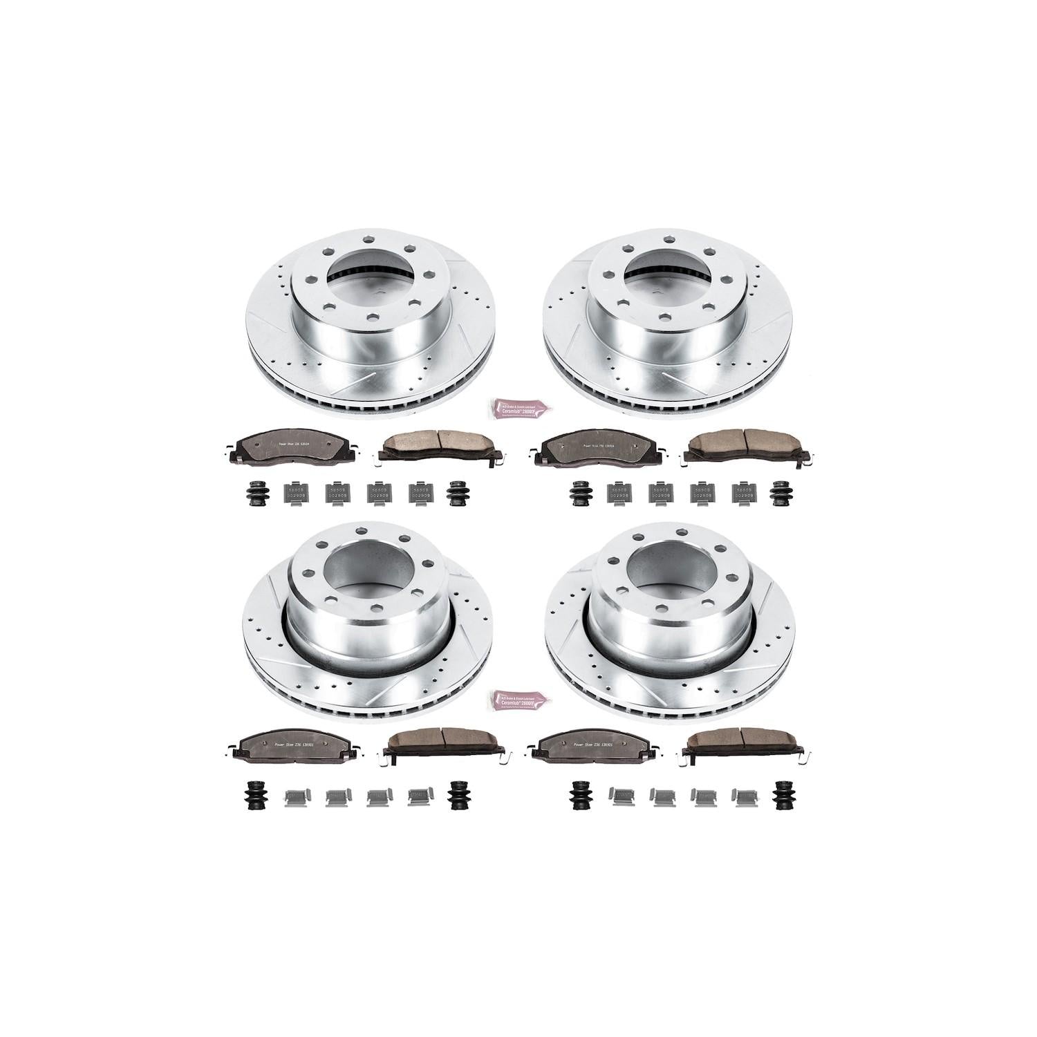 Power Stop 09-10 Dodge Ram 2500 Front & Rear Z36 Truck & Tow Brake Kit
