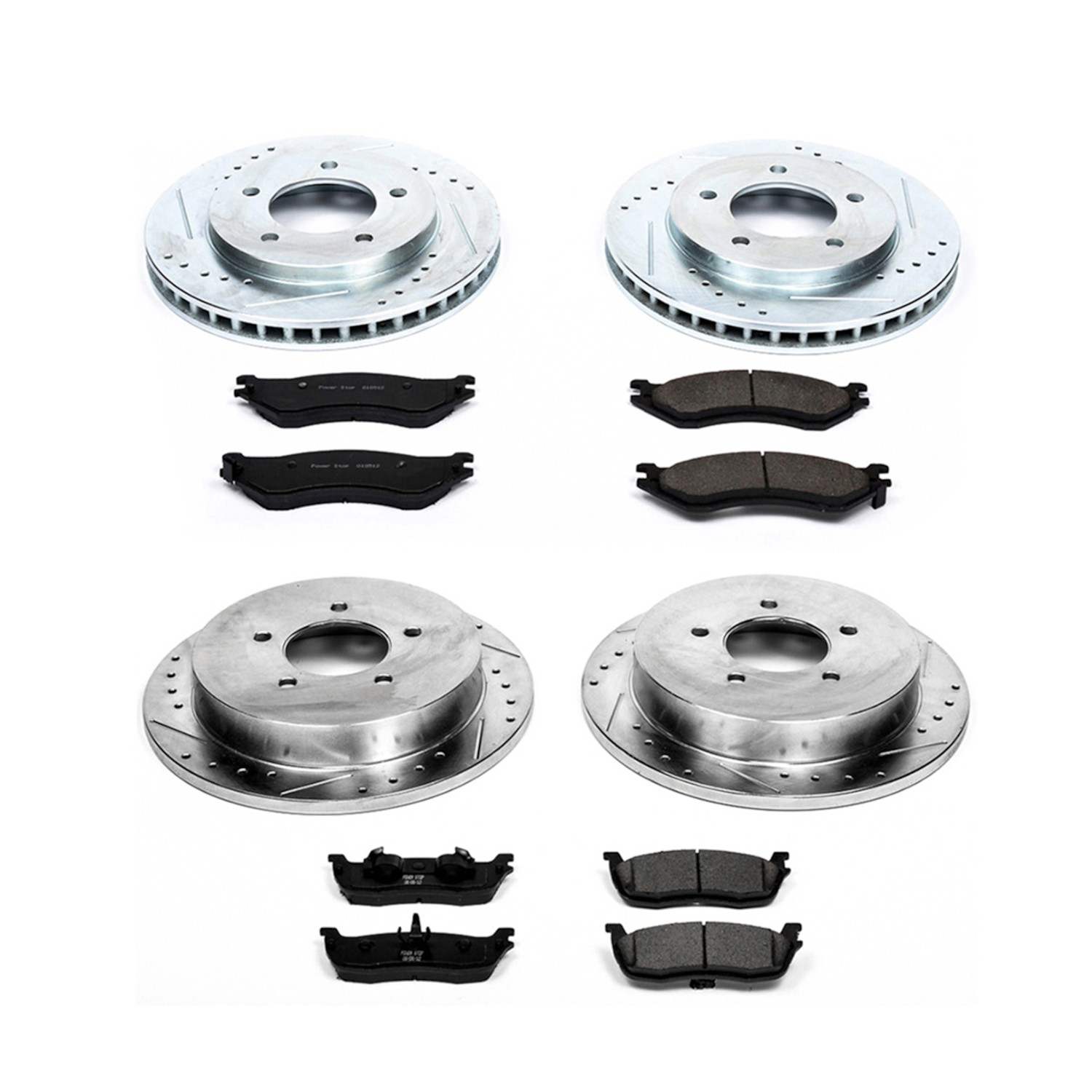 Power Stop 00-02 Ford Expedition Front & Rear Z23 Evolution Sport Brake Kit