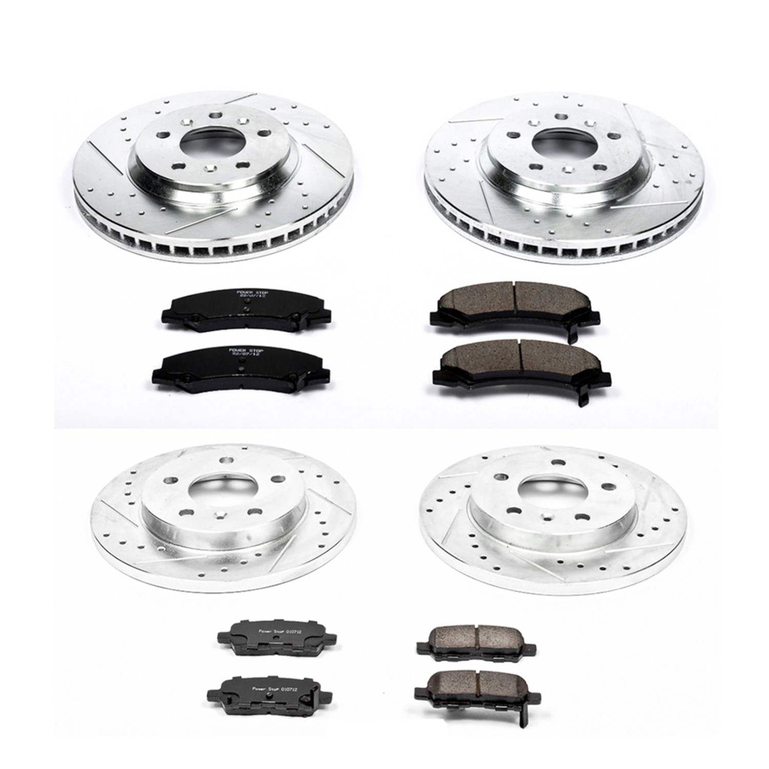 Power Stop 11-13 Chevrolet Impala Front & Rear Z23 Evolution Sport Brake Kit