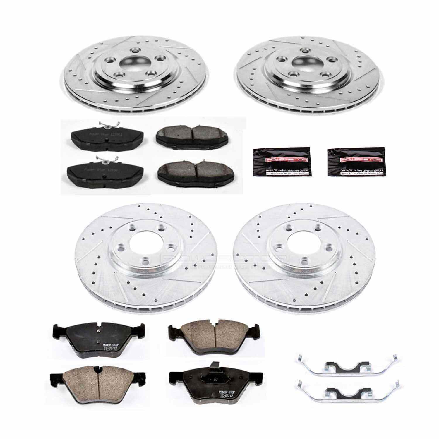 Power Stop 2005 Jaguar S-Type Front & Rear Z23 Evolution Sport Brake Kit