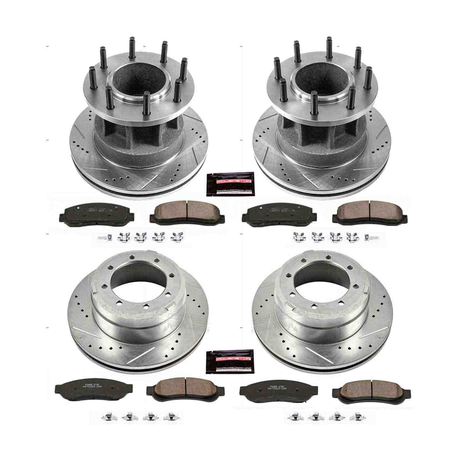 Power Stop 10-11 Ford F-350 Super Duty Front & Rear Z23 Evolution Brake Kit