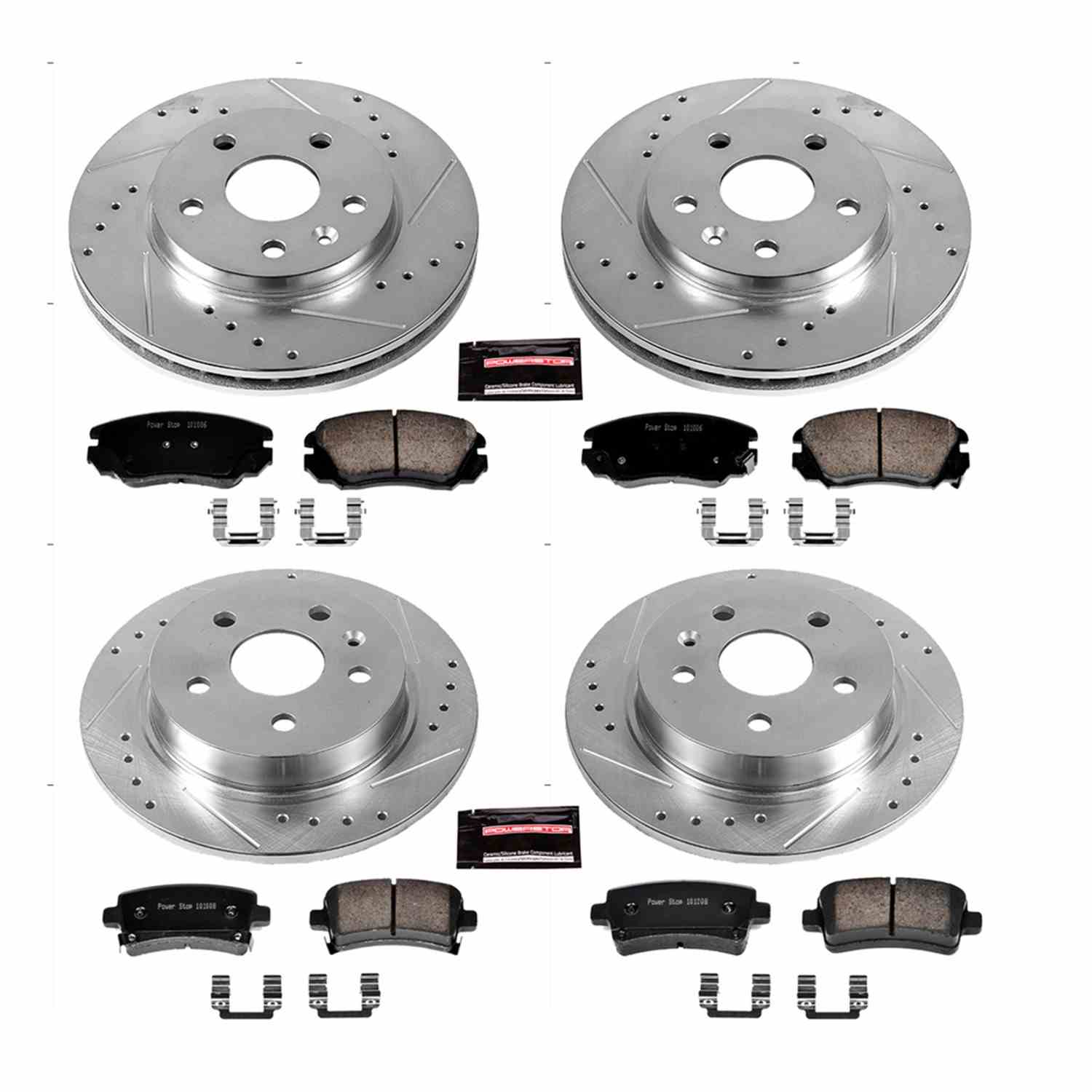 Power Stop 12-16 Buick LaCrosse Front & Rear Z23 Evolution Sport Brake Kit