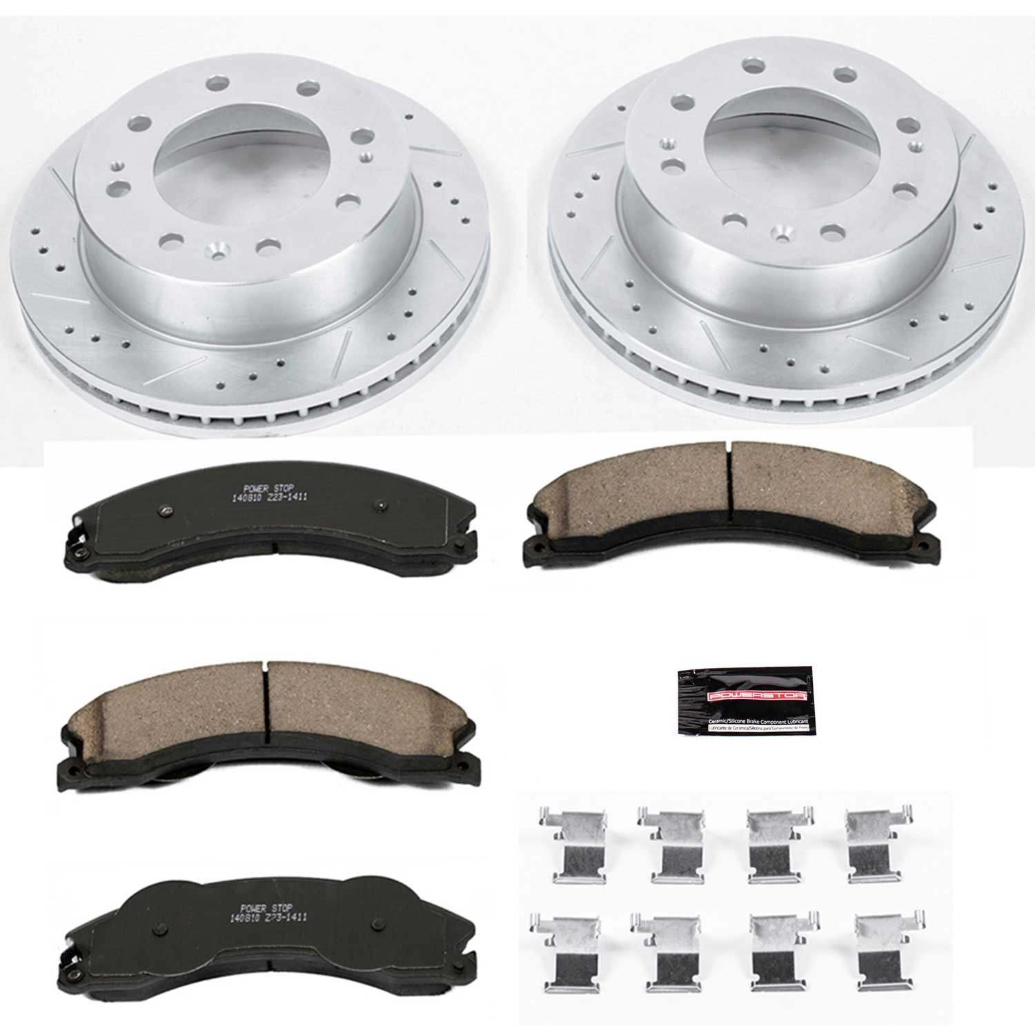 Power Stop 2011 GMC Sierra 3500 HD Front Z23 Evolution Brake Kit