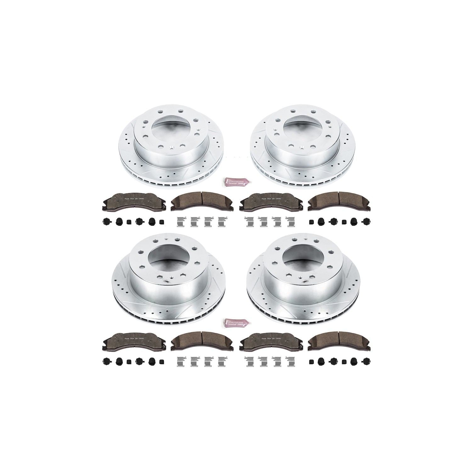 Power Stop 2011 Chevrolet Silverado 2500 HD Front & Rear Z36 Truck & Tow Brake Kit