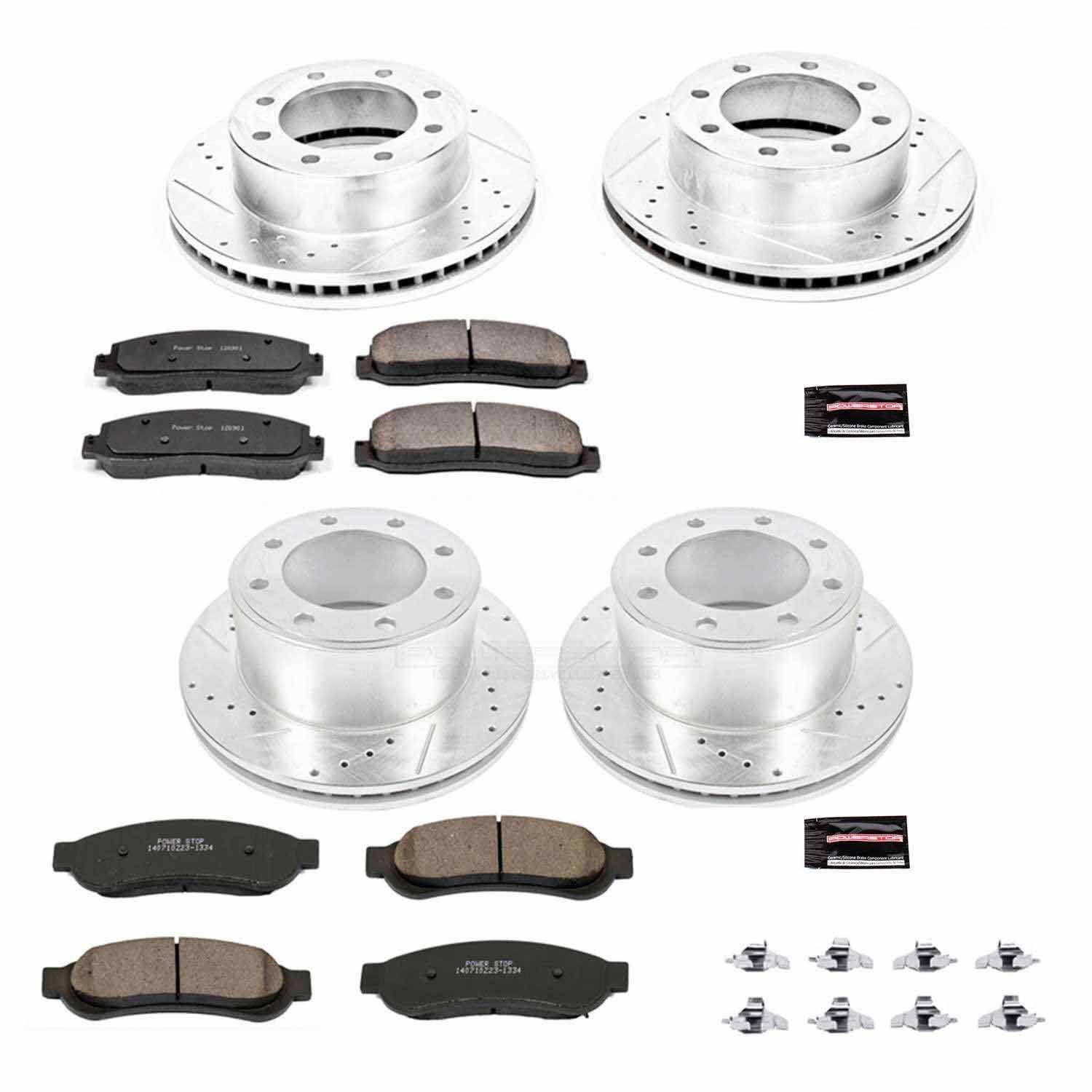 Power Stop 2010 Ford F-350 Super Duty Front & Rear Z23 Evolution Brake Kit