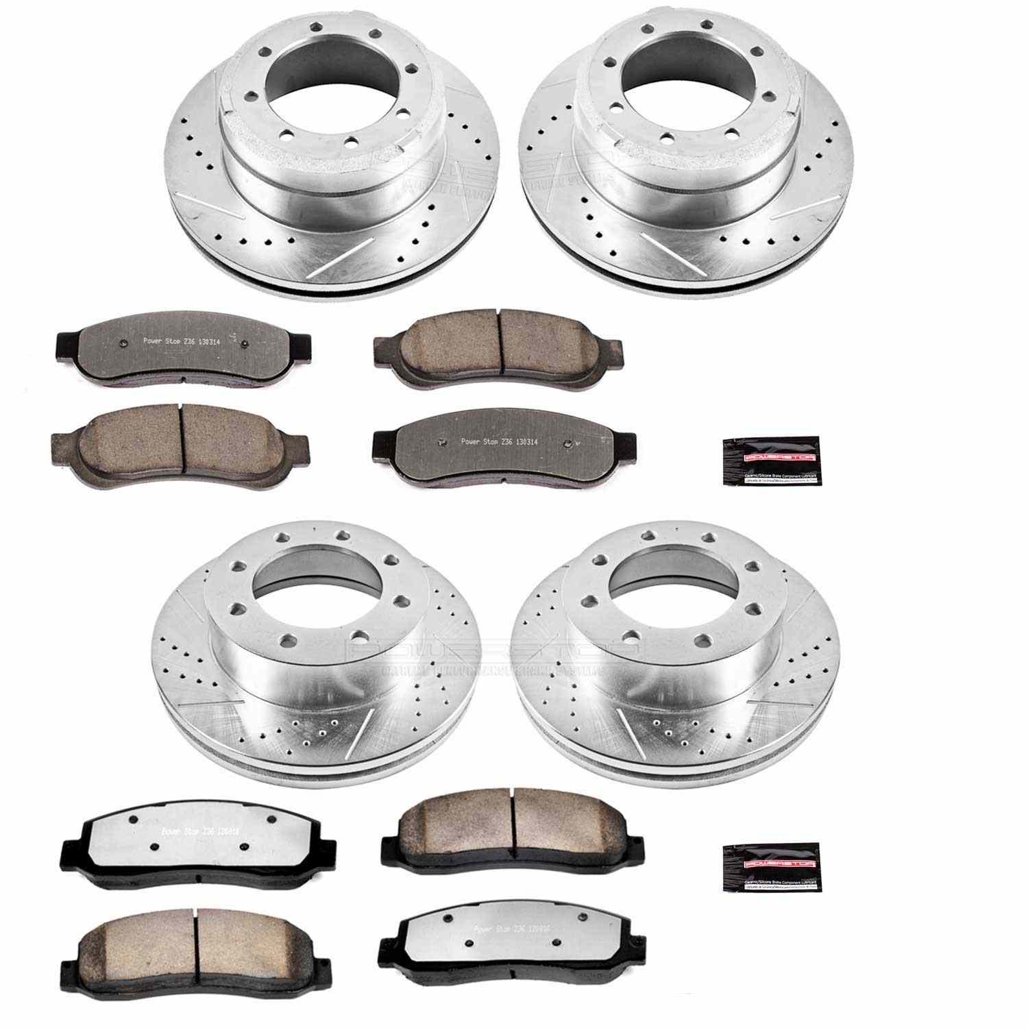 Power Stop 10-11 Ford F-350 Super Duty Front and Rear Z36 Truck & Tow Brake Kit