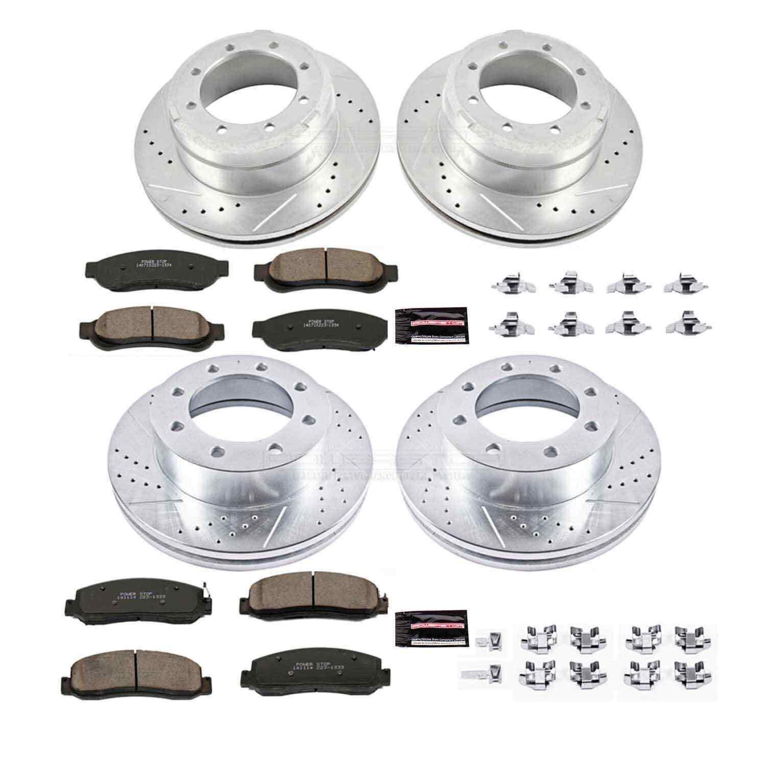 Power Stop 2011 Ford F-350 Super Duty Front & Rear Z23 Evolution Brake Kit