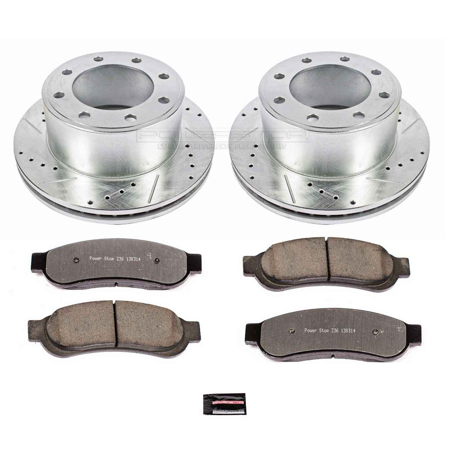 Power Stop 10-2012 Ford F-350 Super Duty Rear Z36 Truck & Tow Brake Kit