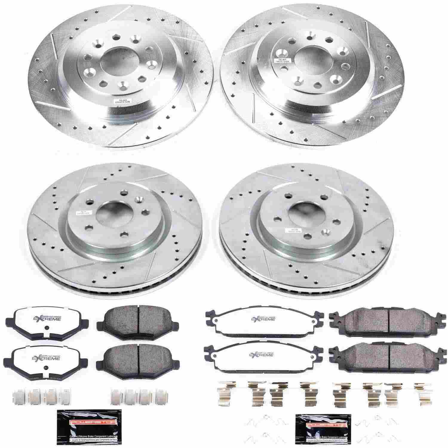 Power Stop 11-19 Ford Explorer Front & Rear Z36 Truck & Tow Brake Kit