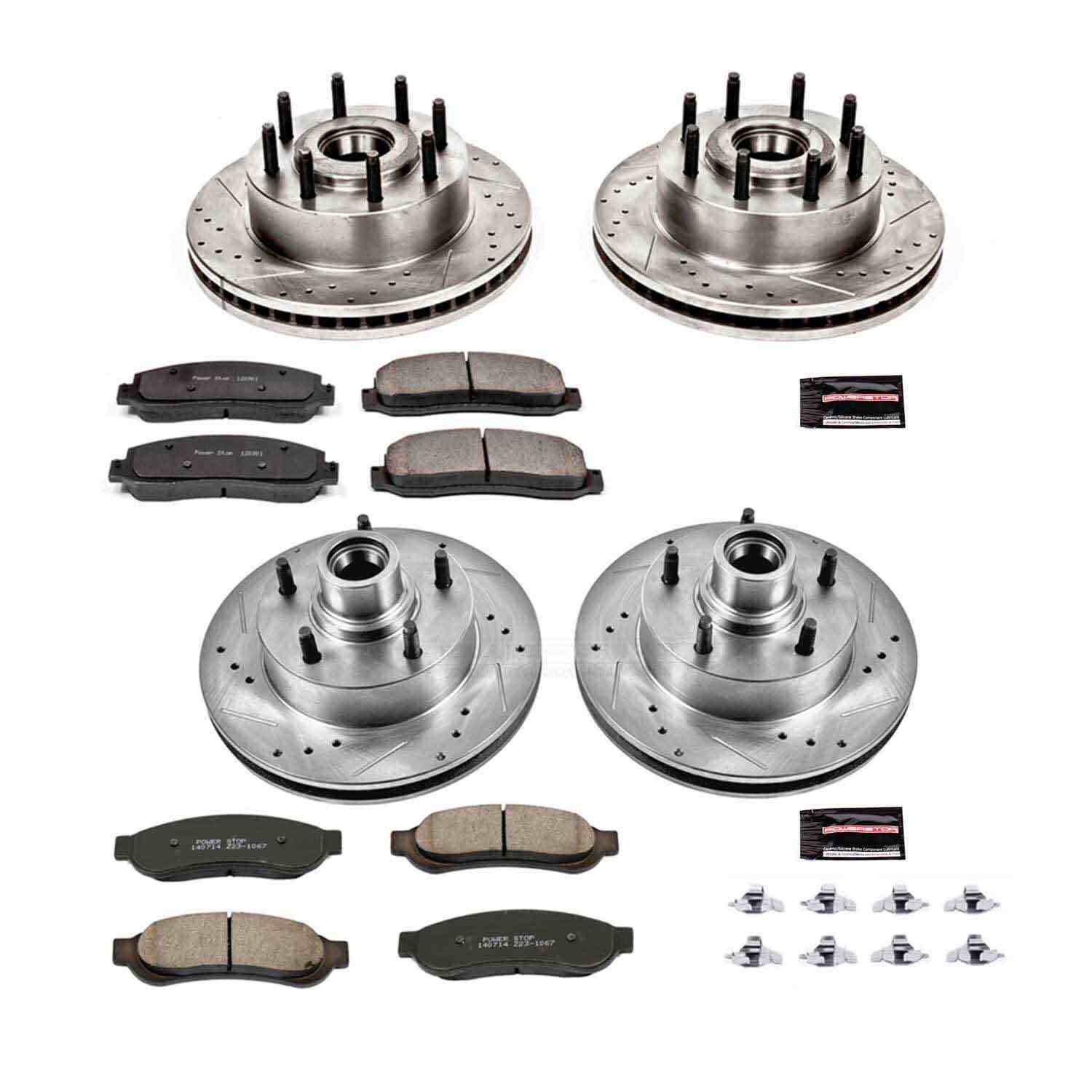 Power Stop 07-08 Ford F-250 Super Duty Front & Rear Z23 Evolution Brake Kit