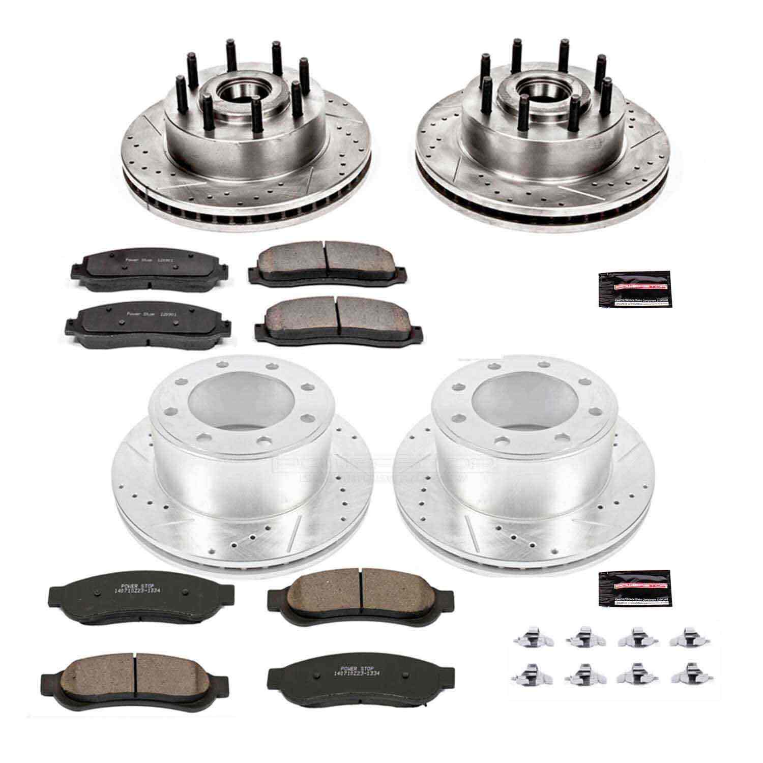 Power Stop 2010 Ford F-350 Super Duty Front & Rear Z23 Evolution Brake Kit