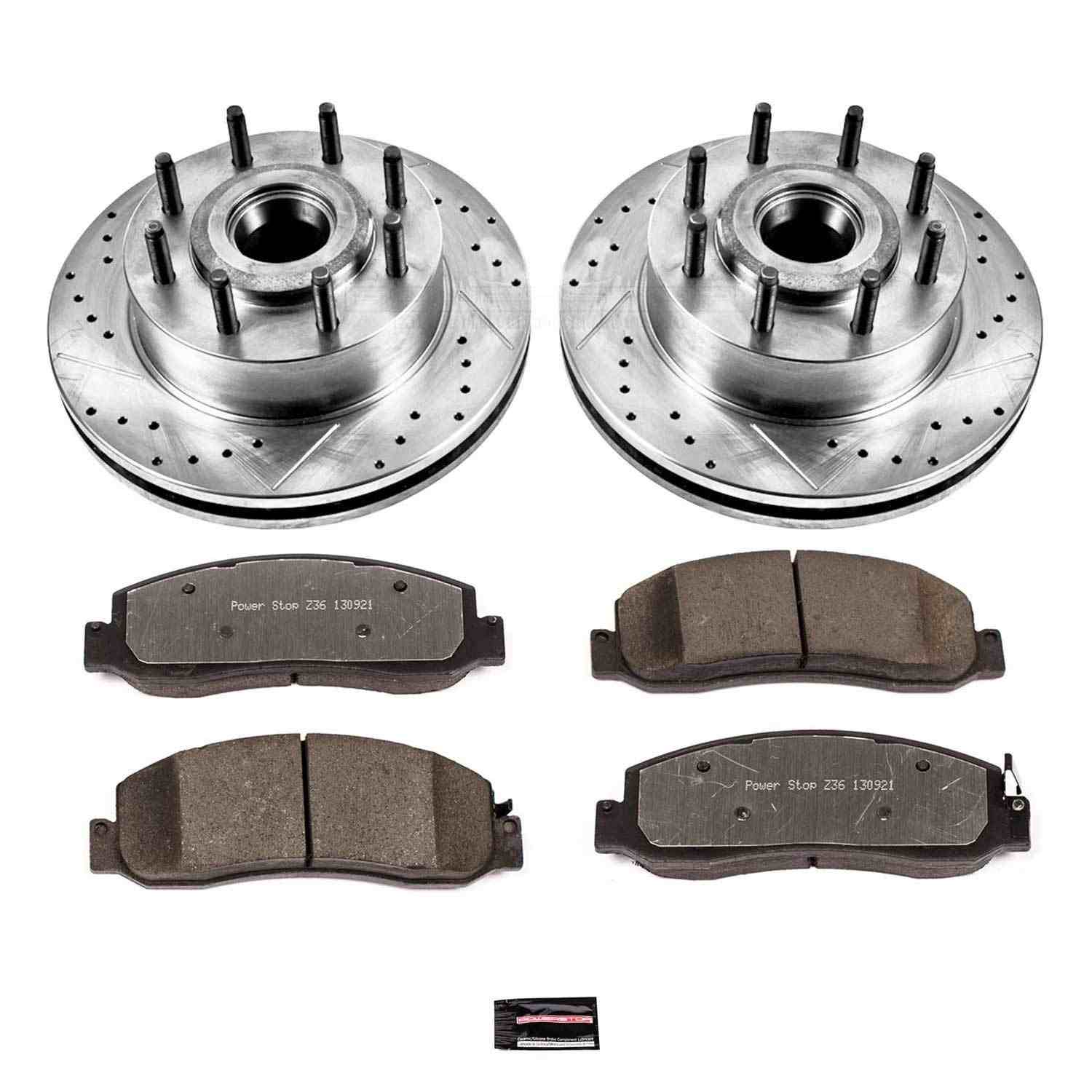 Power Stop 10-11 Ford F-350 Super Duty Front Z36 Truck & Tow Brake Kit