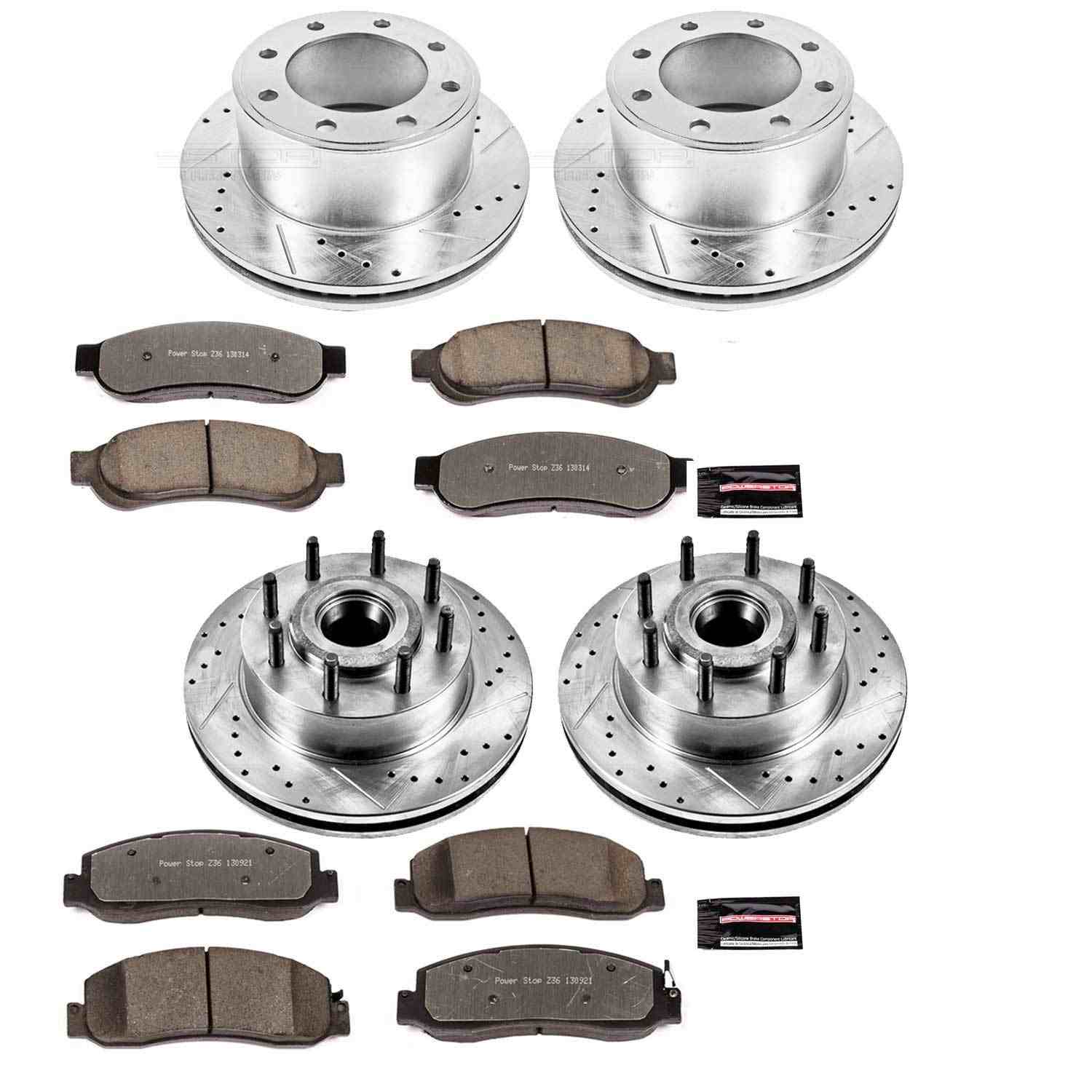 Power Stop 10-11 Ford F-350 Super Duty Front & Rear Z36 Truck & Tow Brake Kit