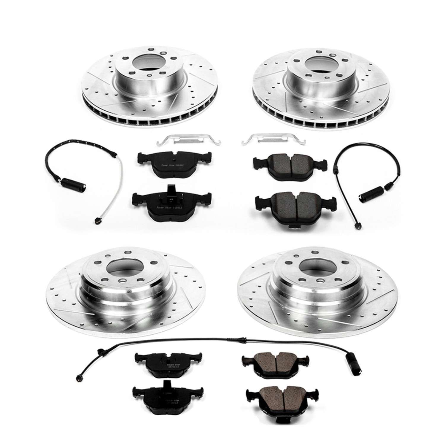Power Stop 1995 BMW 740i Front & Rear Z23 Evolution Sport Brake Kit