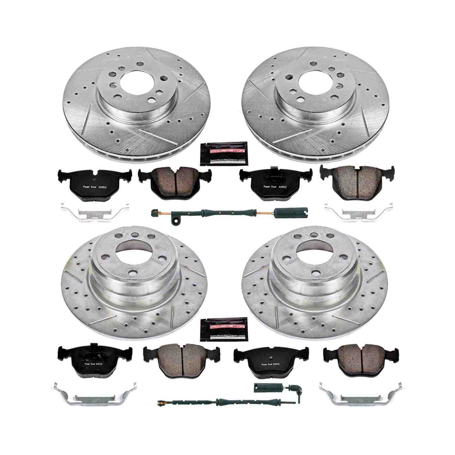 Power Stop 00-06 BMW X5 Front & Rear Z23 Evolution Sport Brake Kit