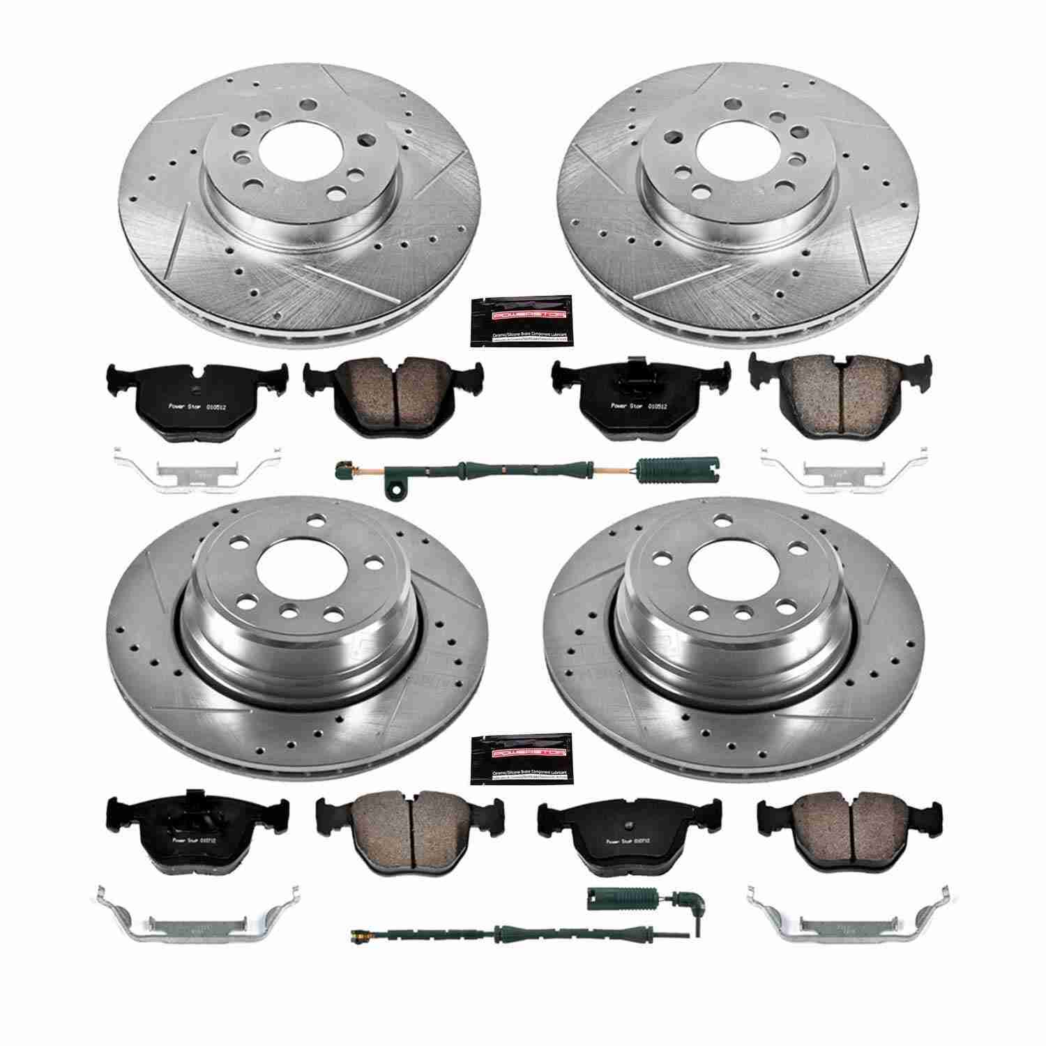 Power Stop 04-06 BMW X5 Front & Rear Z23 Evolution Sport Brake Kit